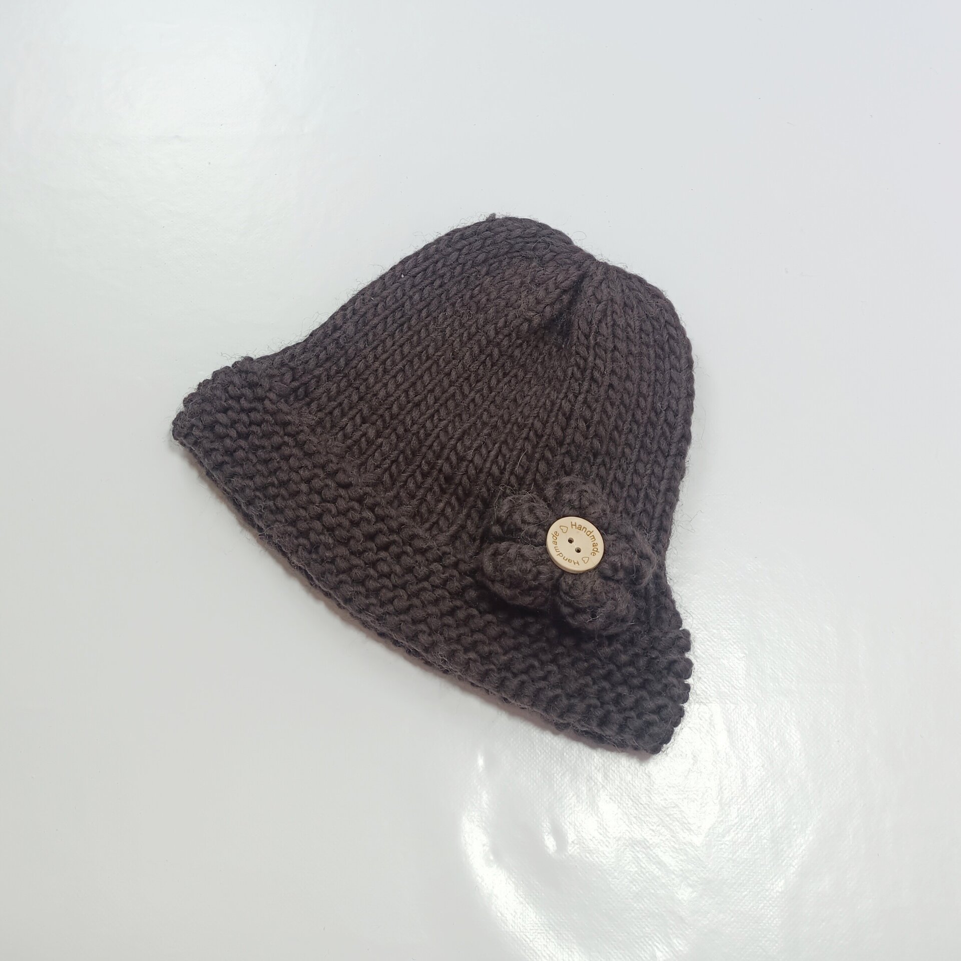 Fedora de lana, VARIOS COLORES, sombrero tejido para invierno. - 9
