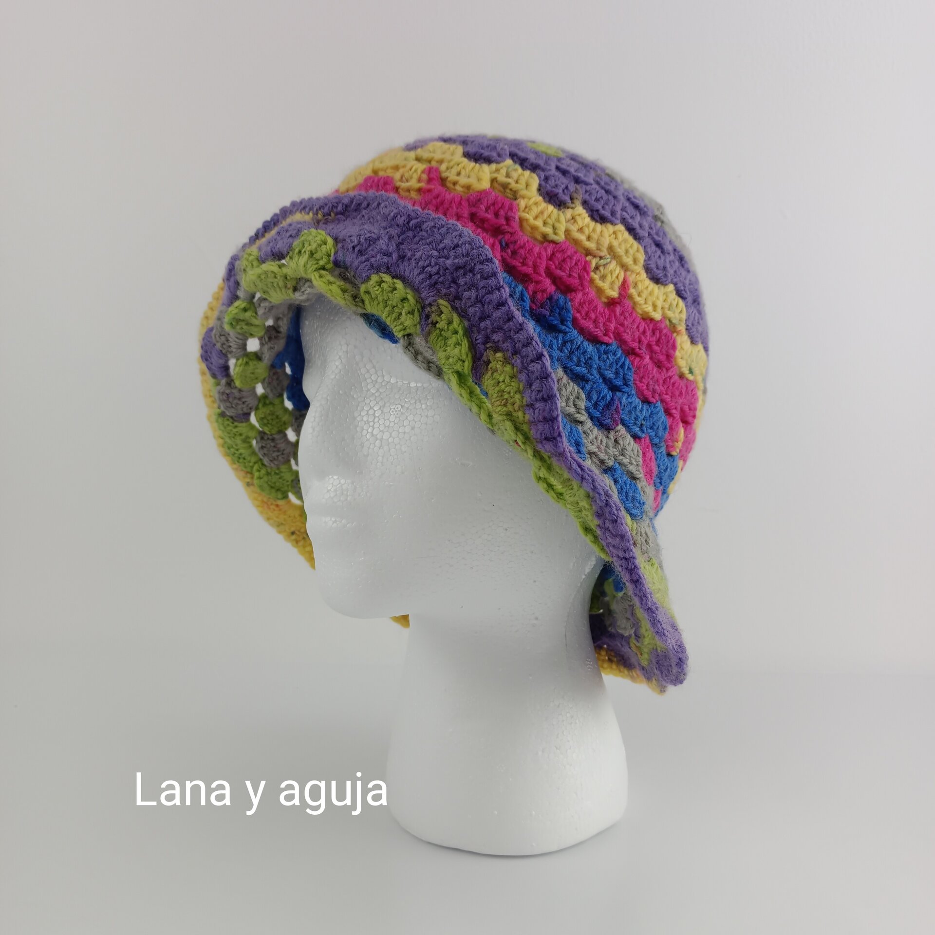 Gorro de lana, sombrero pescador, gorro multicolor. VARIOS COLORES - 9
