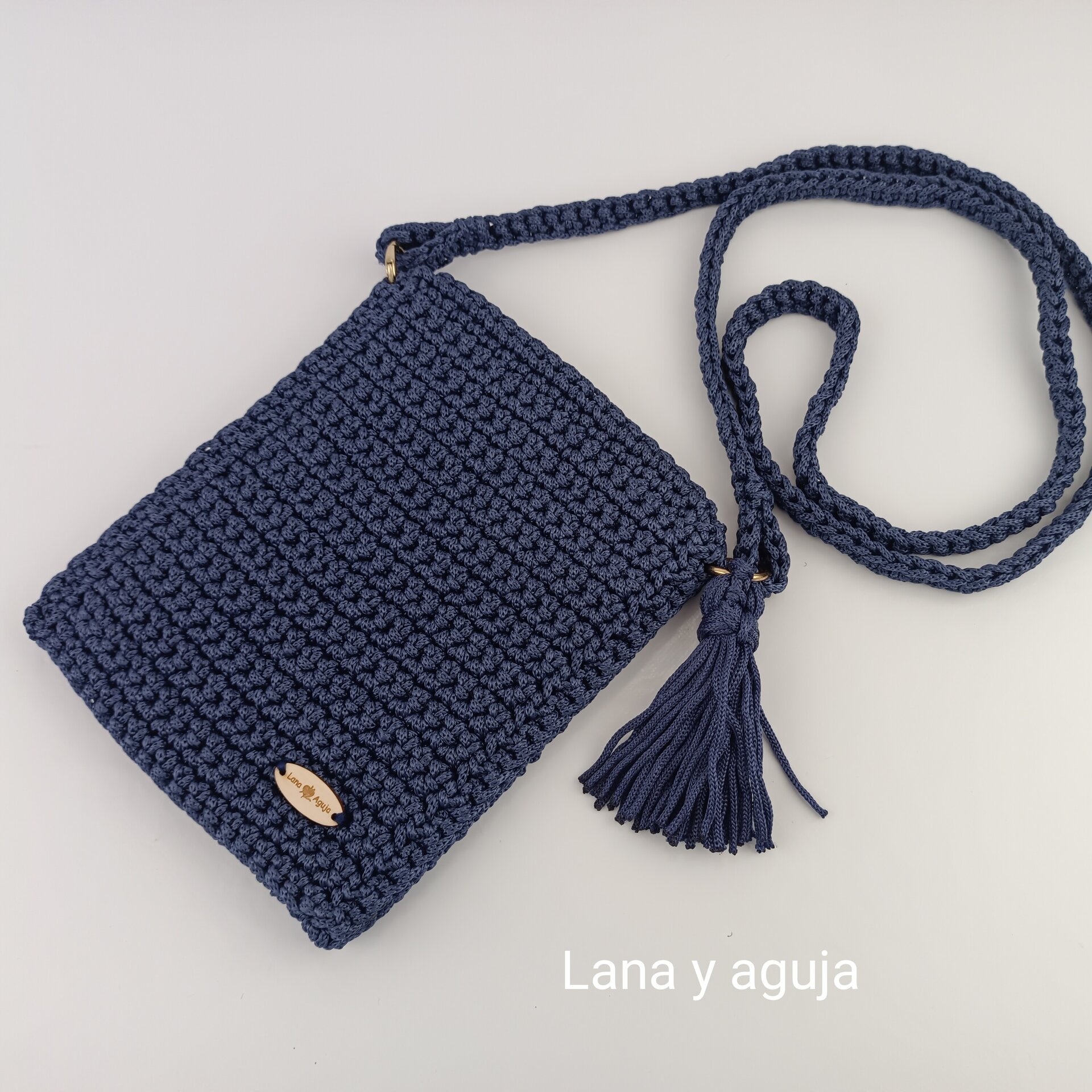 Bolso de crochet, Modelo Catalina, Mini bolso. - 6