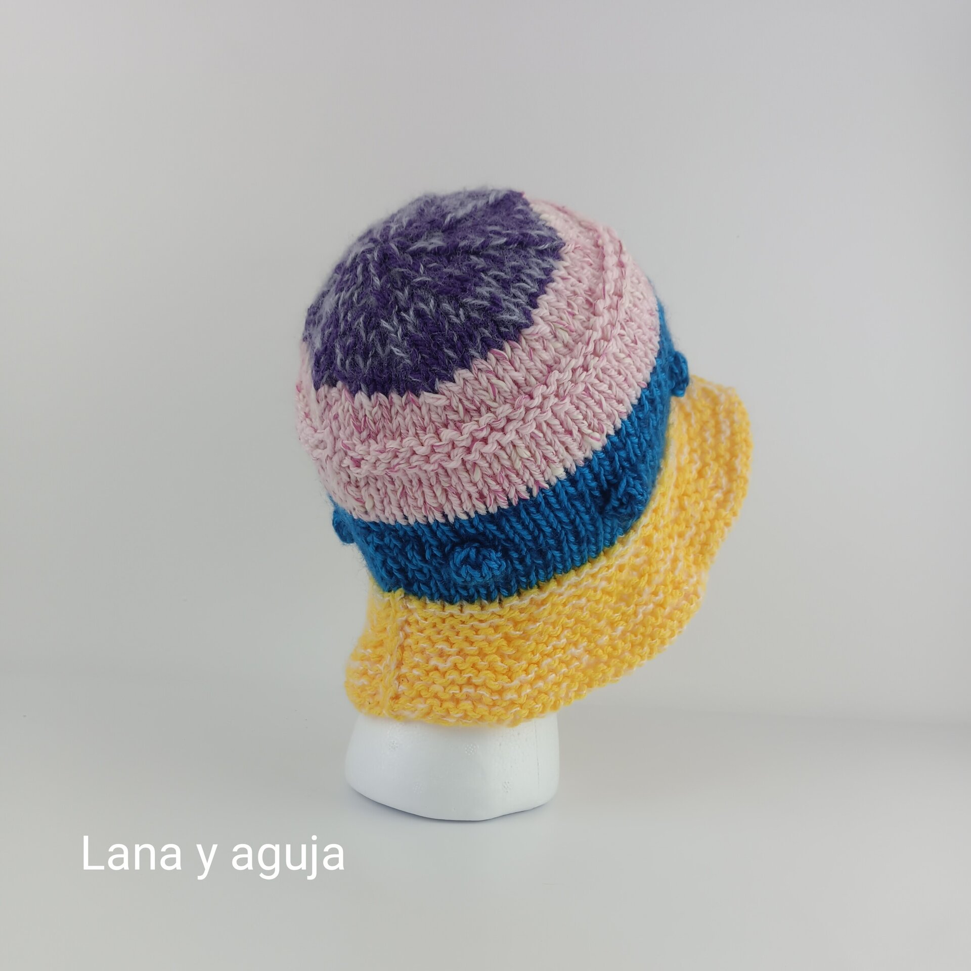 Gorro de lana, sombrero pescador, gorro multicolor. VARIOS COLORES - 4
