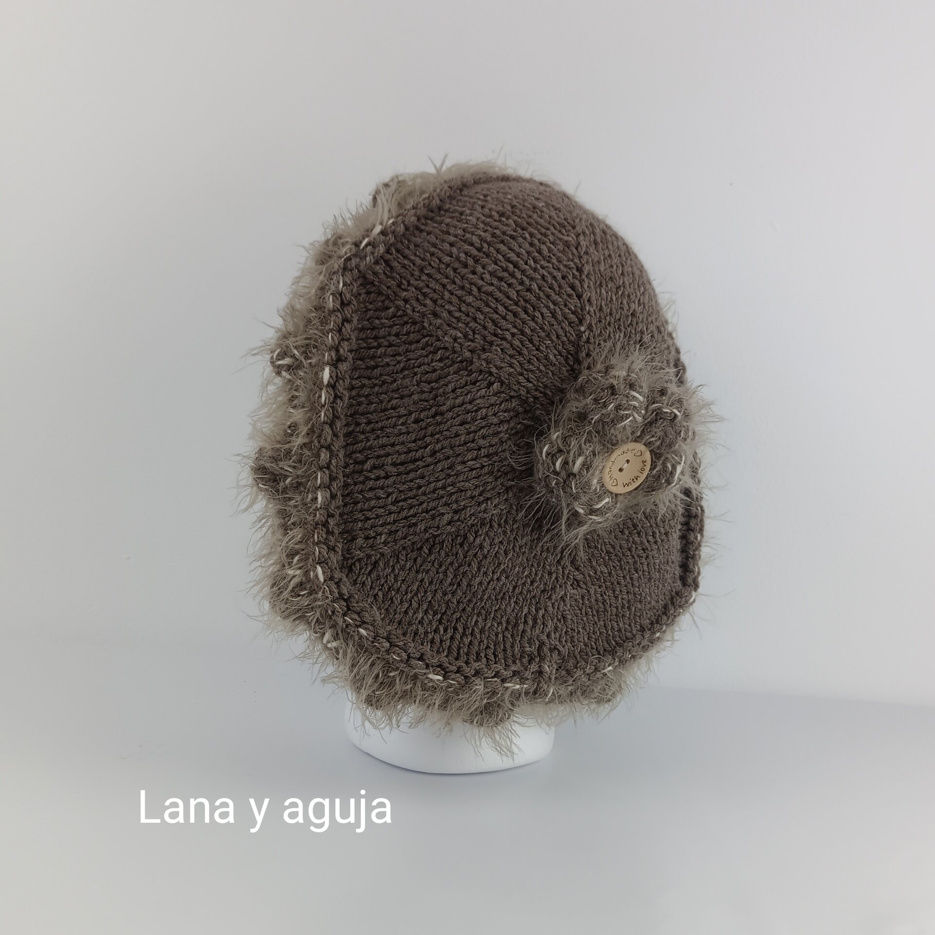 Sombrero tejido, gorro para invierno, gorro de lana. - 2