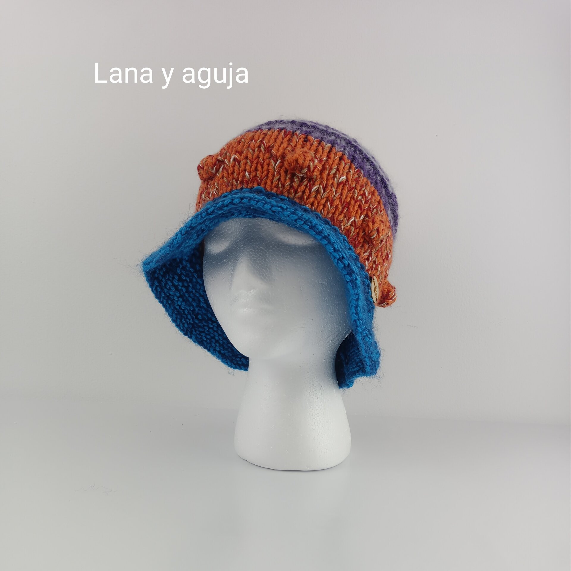 Gorro de lana, sombrero pescador, gorro multicolor. VARIOS COLORES - 7