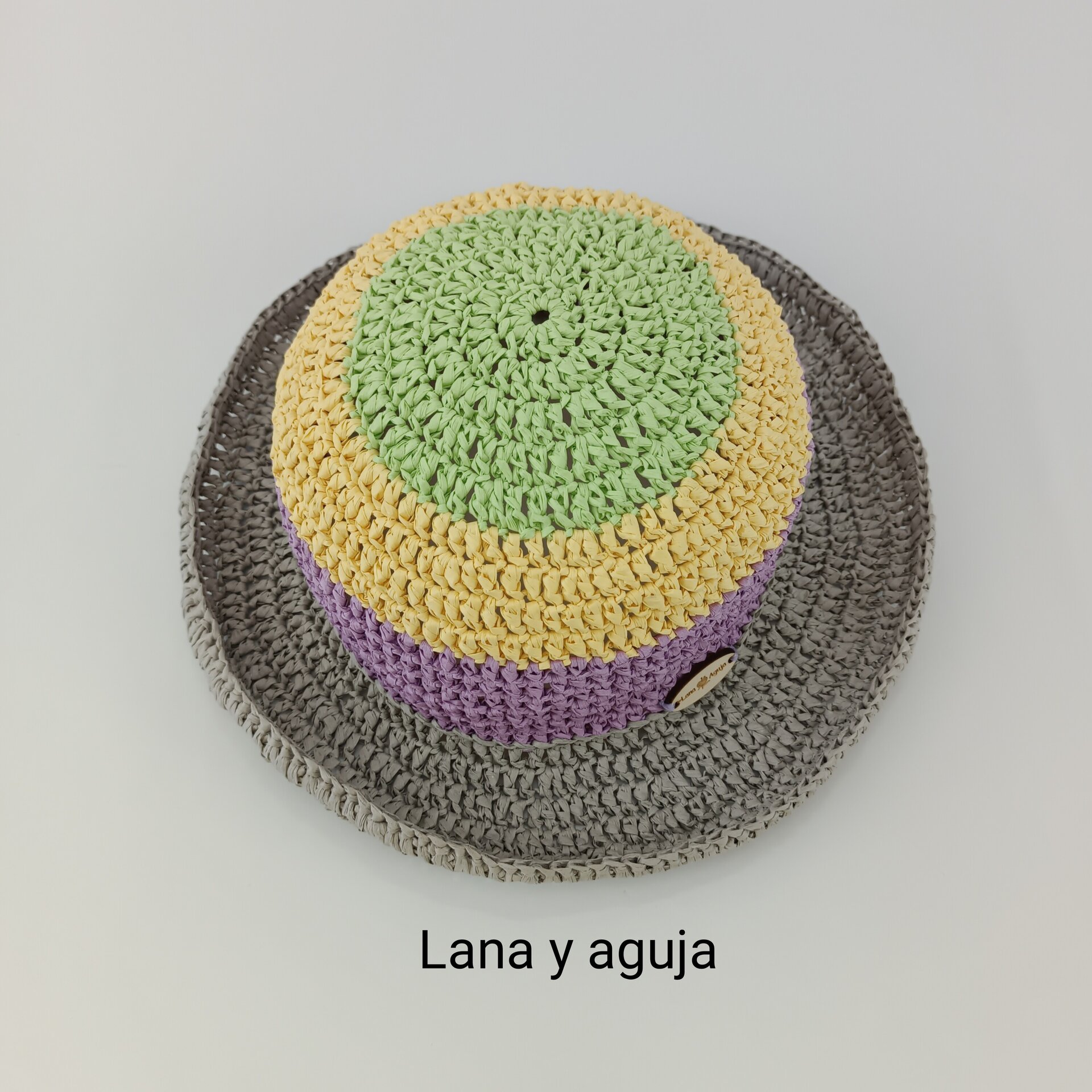 Sombrero de mujer para verano, pamela, sombrero de playa de rafia. - 9