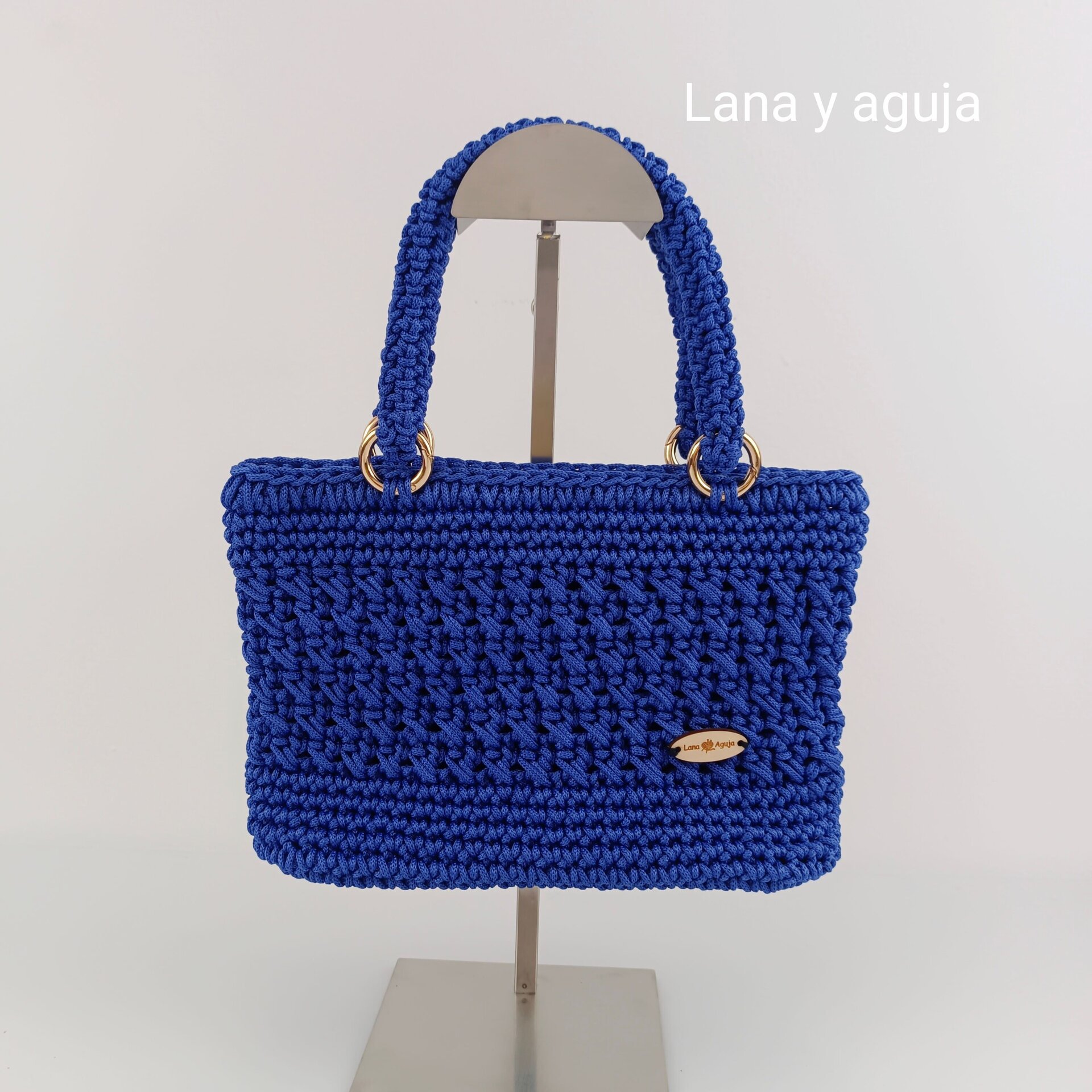 Bolso modelo Valentina, tejido a mano, Mini bolso. - 11