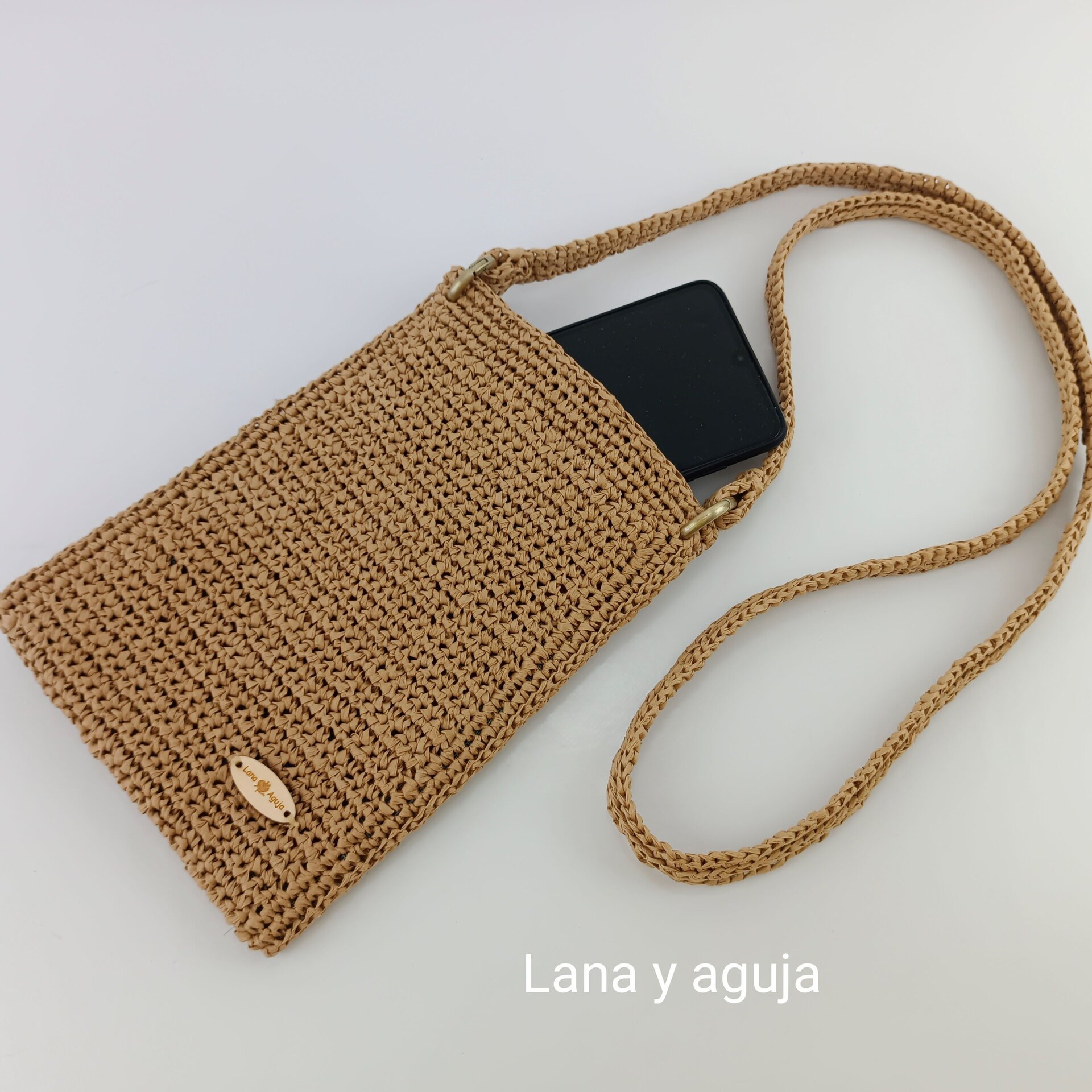 Bolso de crochet, Modelo Marea, bolso de hombro, diseño original. - 8