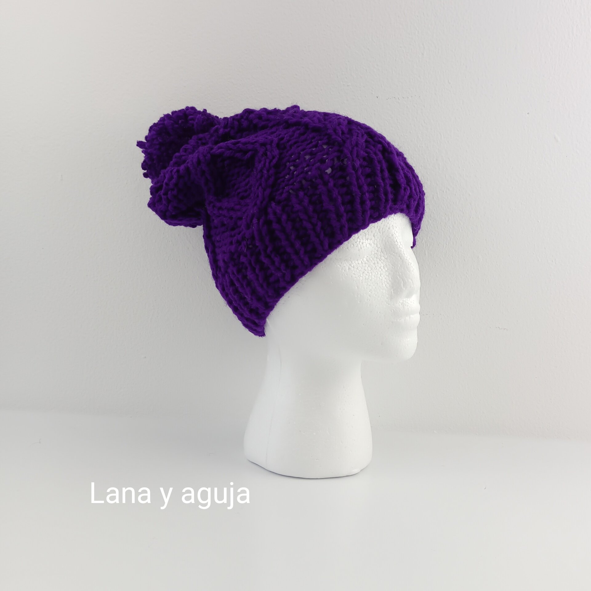 Gorro para mujer, gorro tejido para invierno, gorro nieve, VARIOS COLORES. - 8