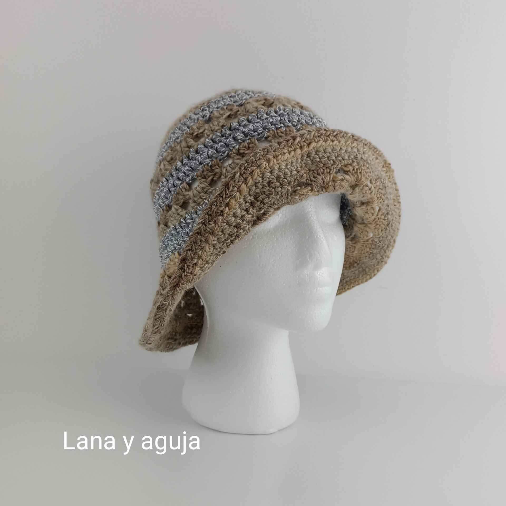 Gorro chic, sombrero estilo años 20, tejido en crochet. VER COLORES. - 2