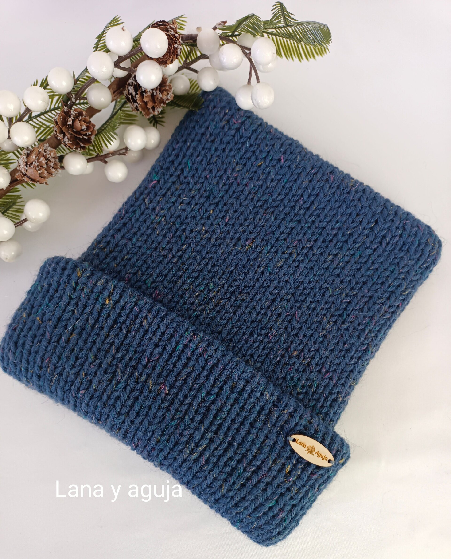 Gorro unisex, gorro tejido para invierno, gorro con orejas. VARIOS COLORES - 9
