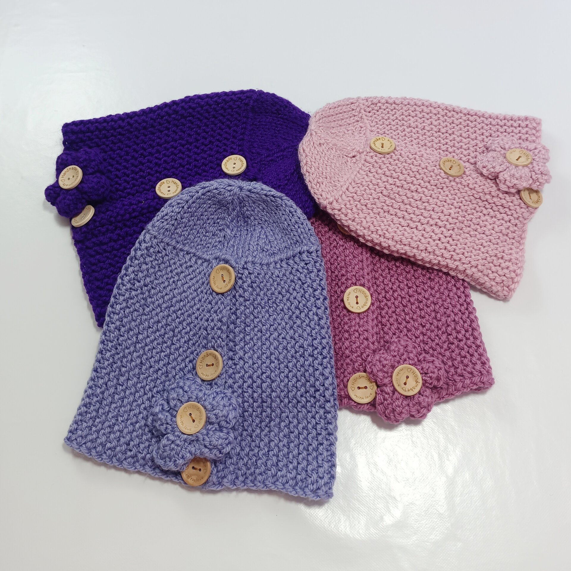 Gorro largo de lana estilo slouchy, VARIOS COLORES, gorro de lana . - 2