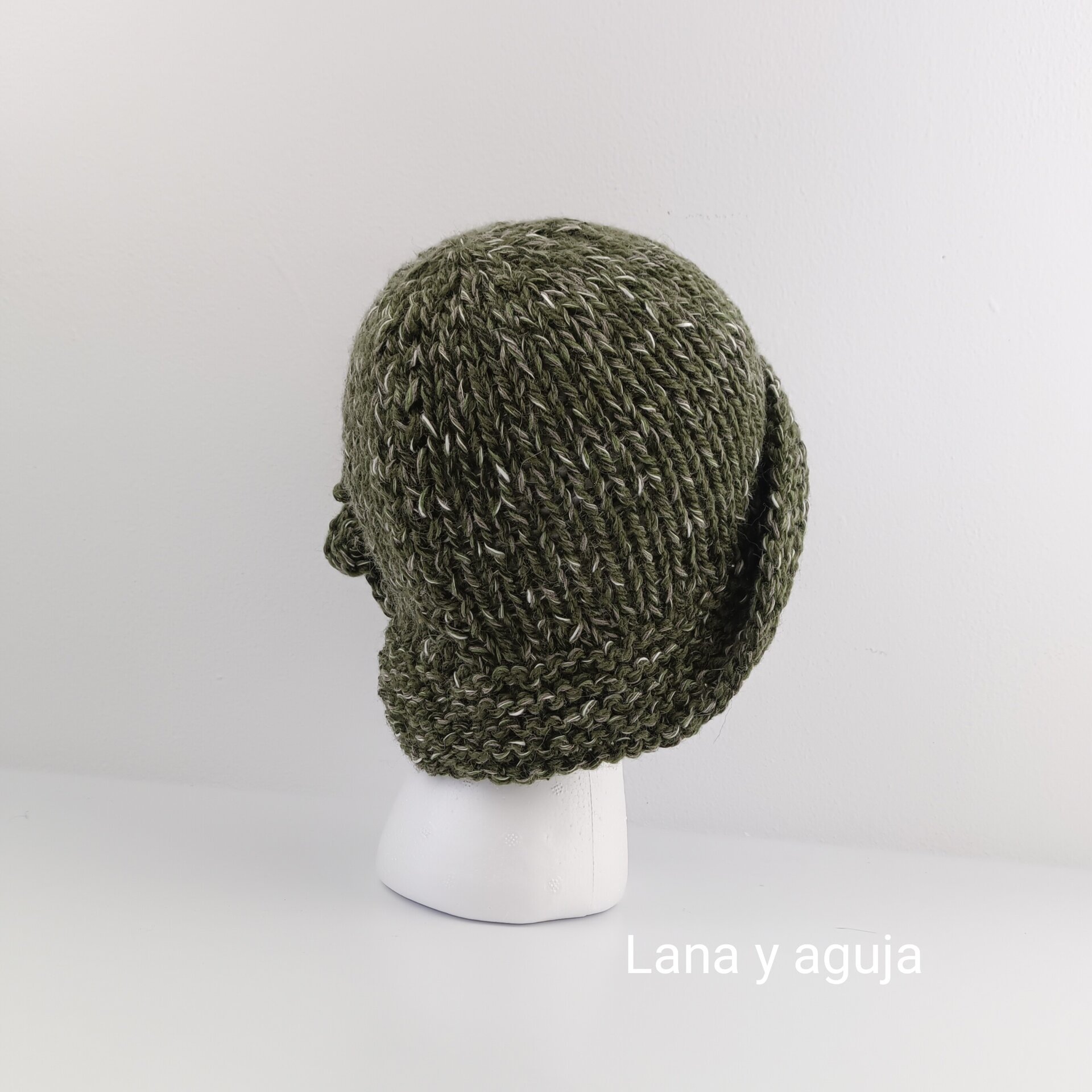 Gorro de lana, estilo años 20, sombrero tejido, gorro invierno. - 8