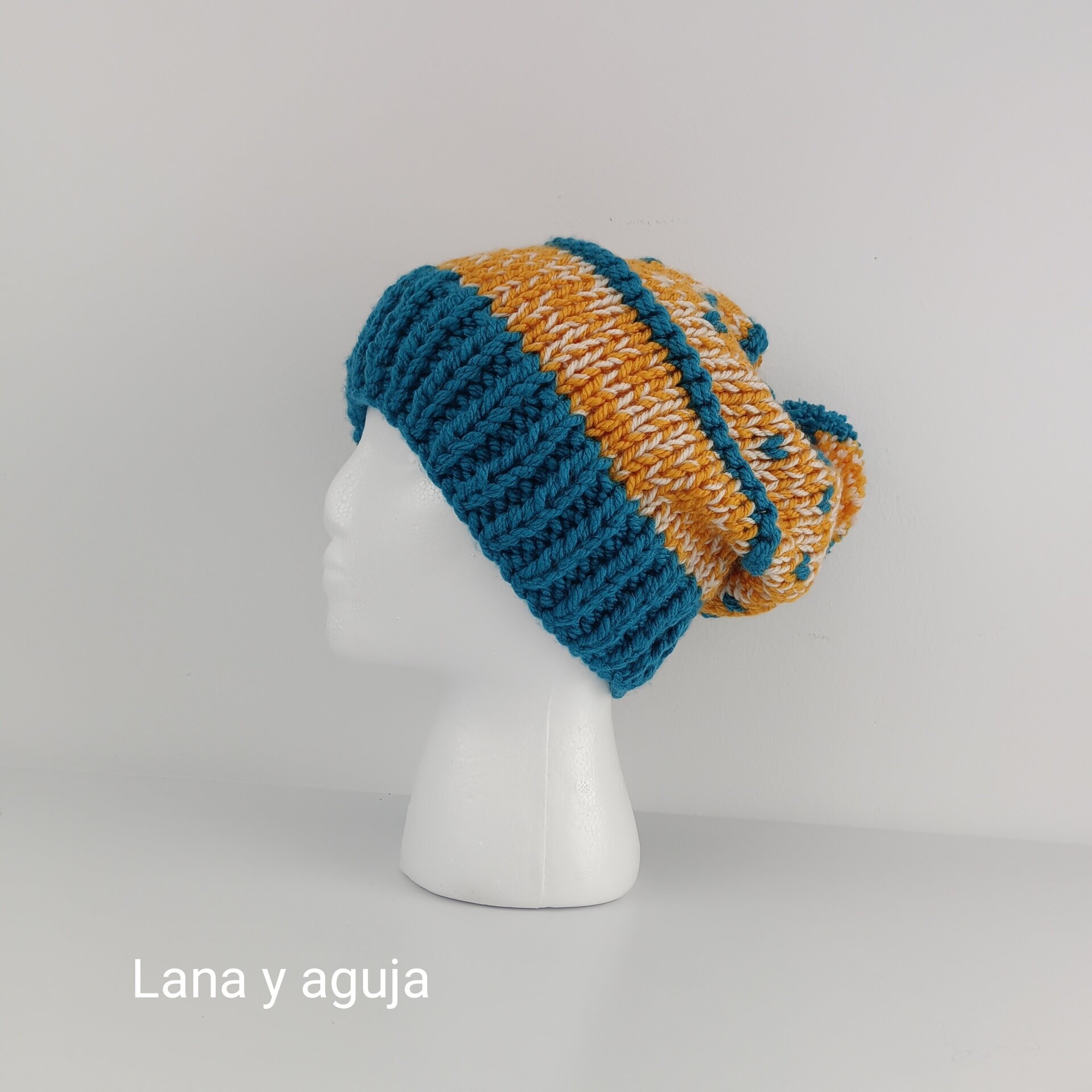 Gorro para mujer, gorro tejido para invierno, gorro lana. VARIOS COLORES. - 5