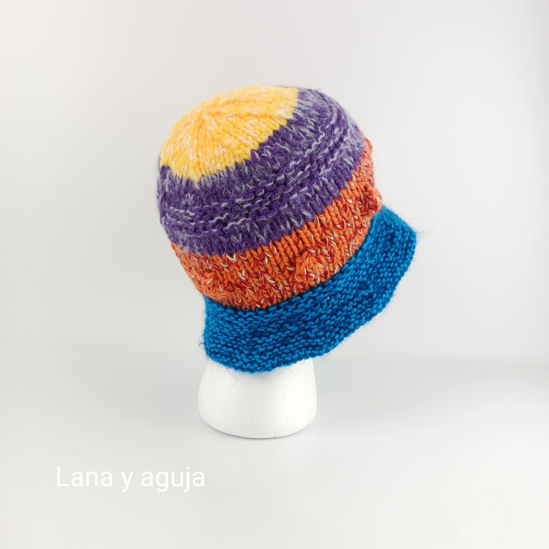 Gorro de lana, sombrero pescador, gorro multicolor. VARIOS COLORES - 9