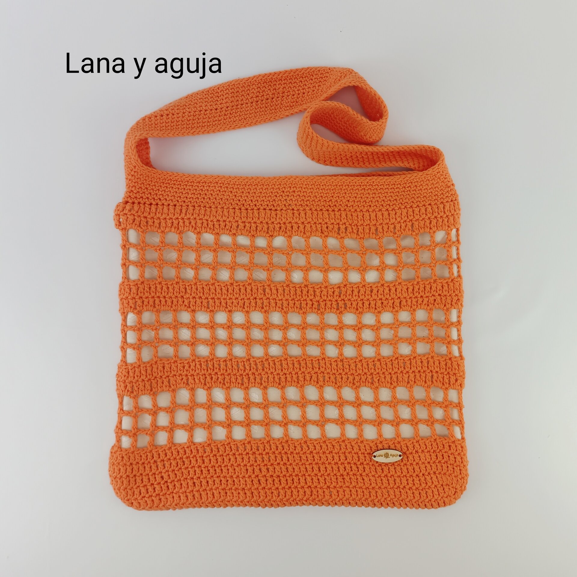 Bolso de crochet, bolso de hombro, tejido a mano, original. VARIOS COLORES. - 6