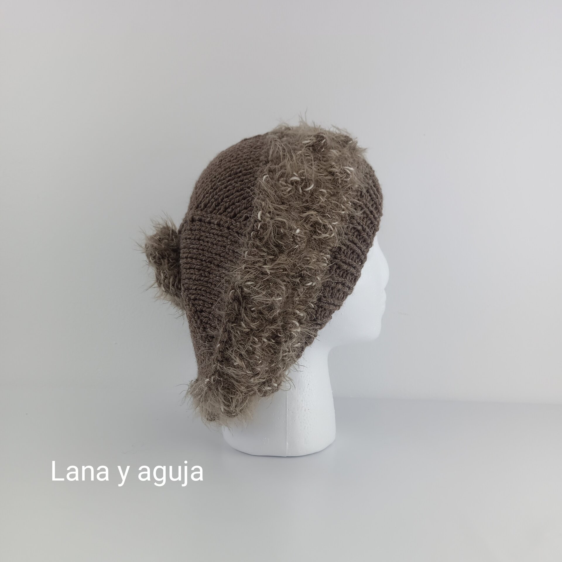 Sombrero tejido, gorro para invierno, gorro de lana. - 3