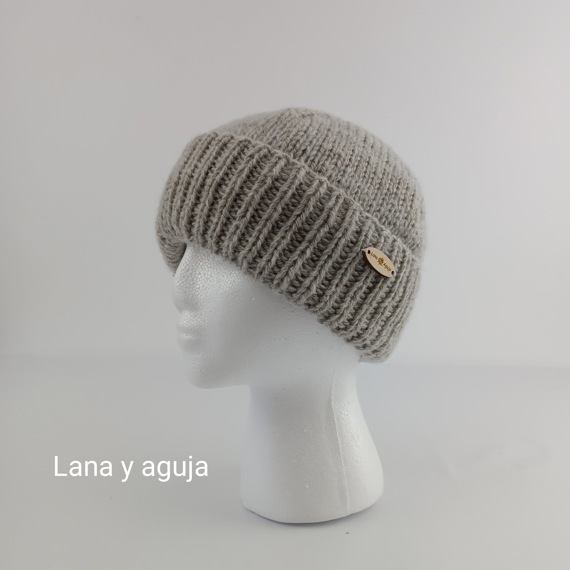 Gorro de lana tejido a mano, unisex, modelo nórdico. VARIOS COLORES - 4