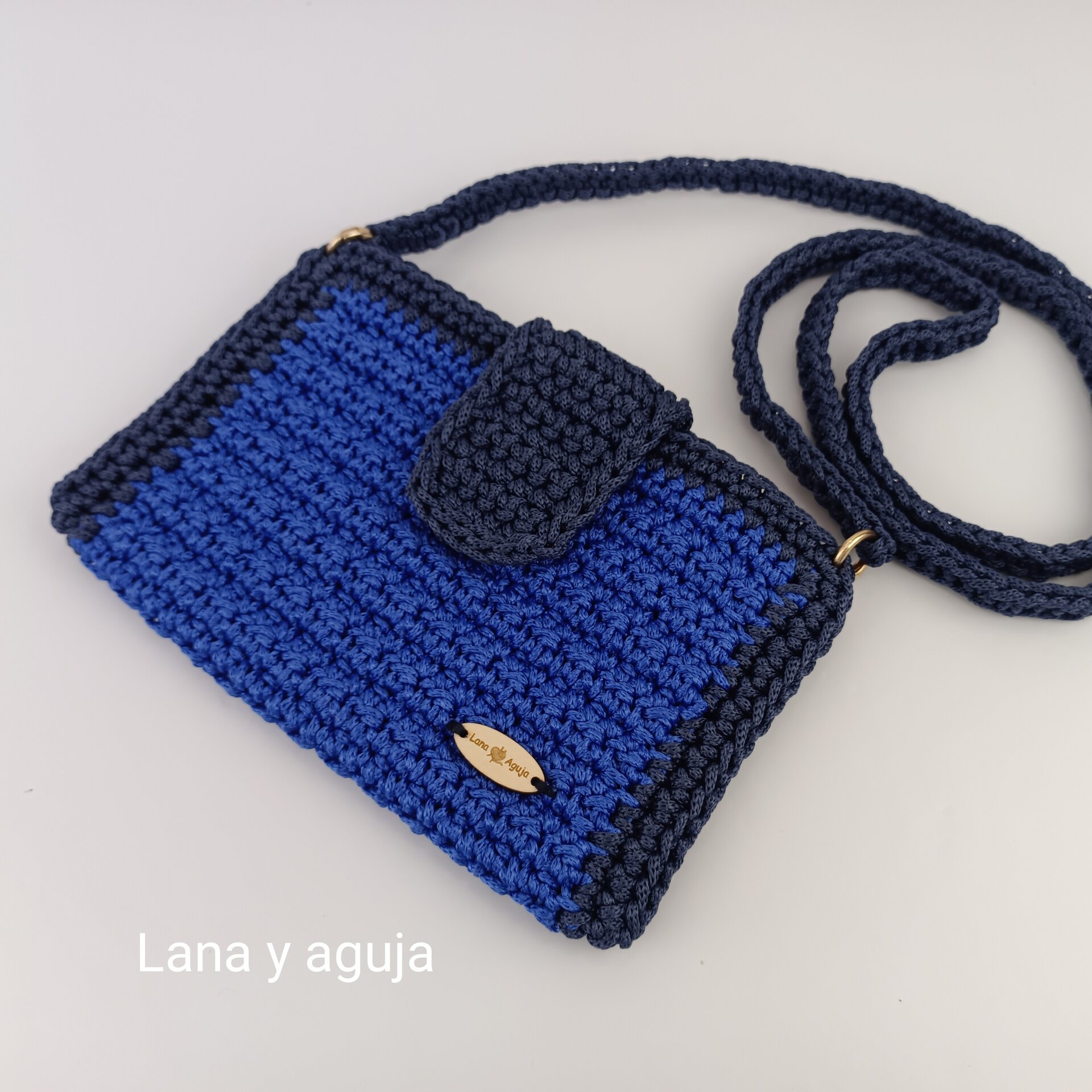 Bolso de crochet, Modelo Martina, Mini bolso. - 5