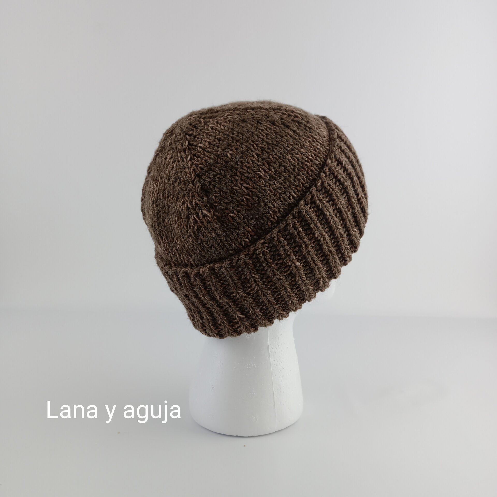 Gorro de lana tejido a mano, unisex, modelo nórdico. VARIOS COLORES - 9