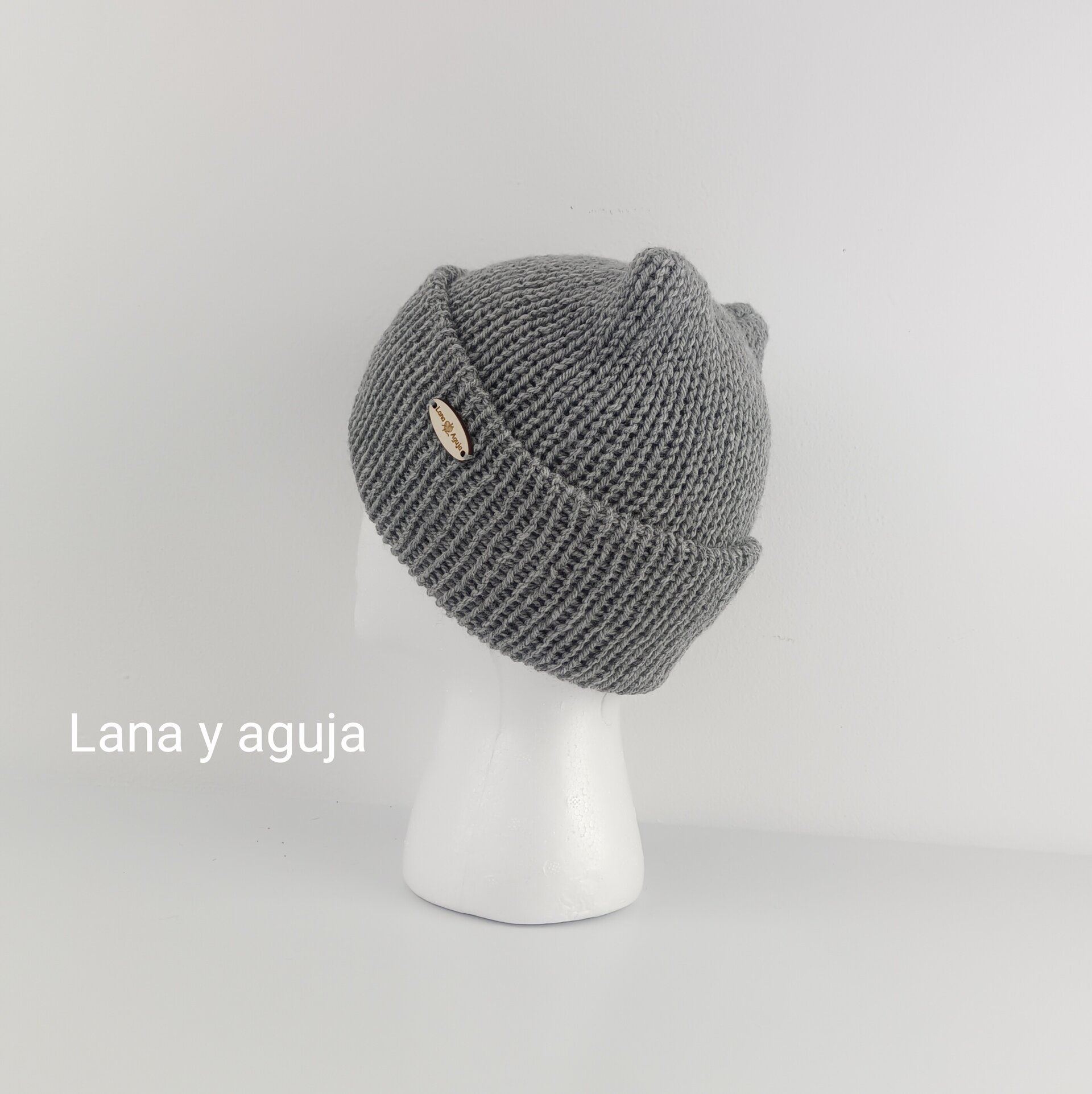 Gorro unisex, gorro tejido para invierno, gorro con orejas. VARIOS COLORES - 3