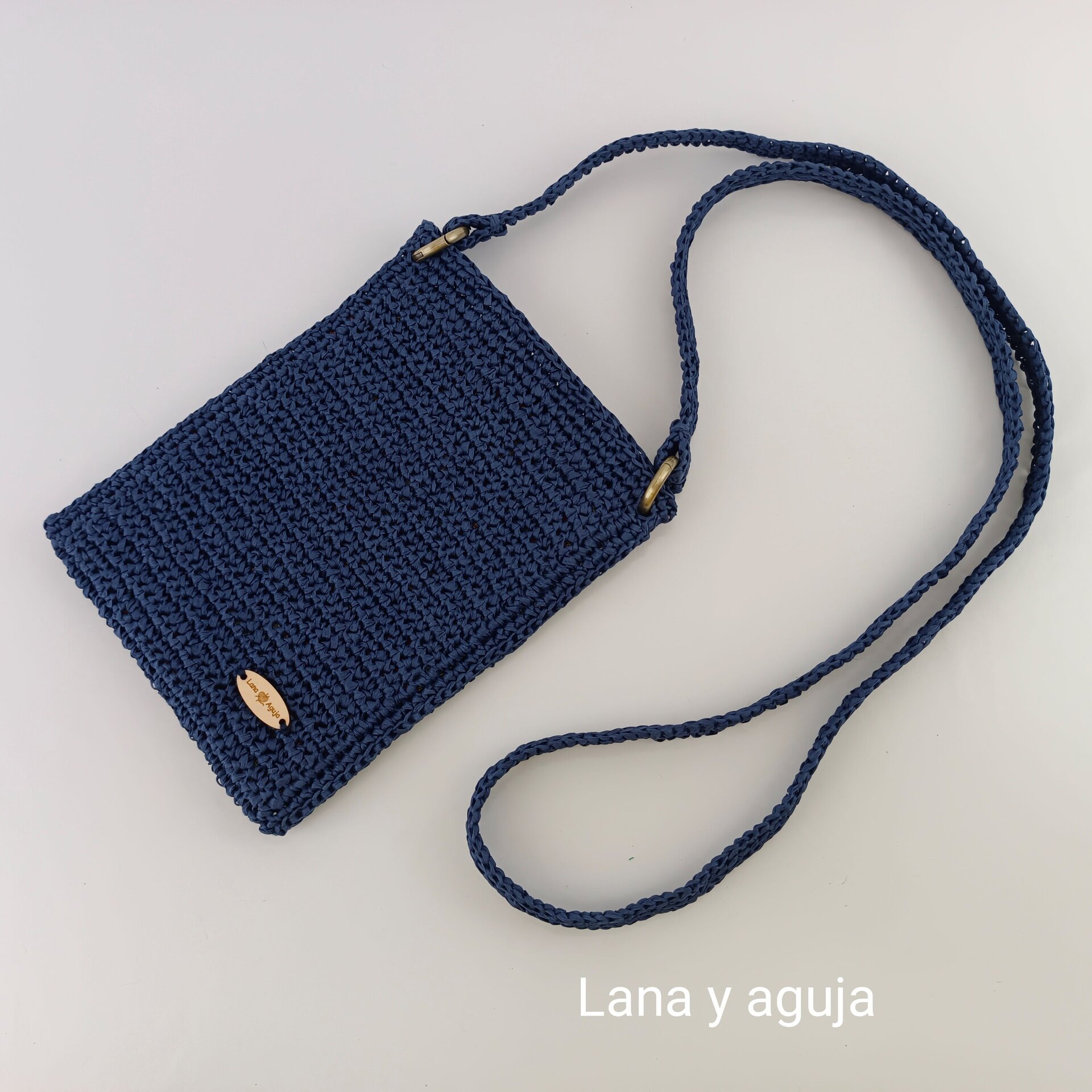 Bolso de crochet, Modelo Marea, bolso de hombro, diseño original. - 3