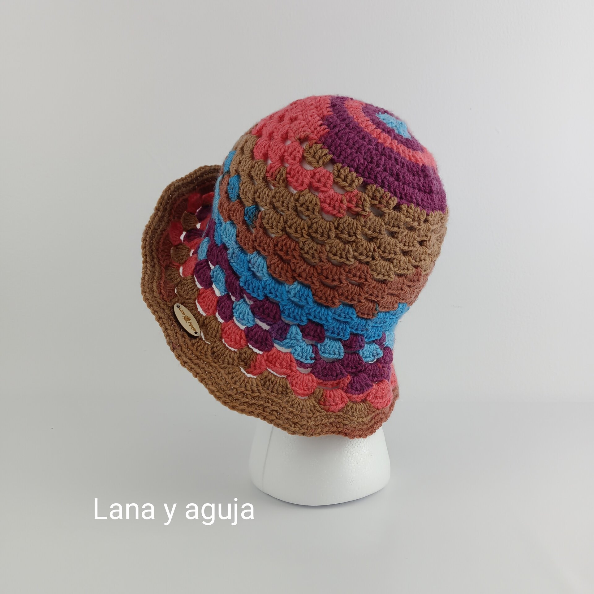Gorro de lana, sombrero pescador, gorro multicolor. VARIOS COLORES - 3