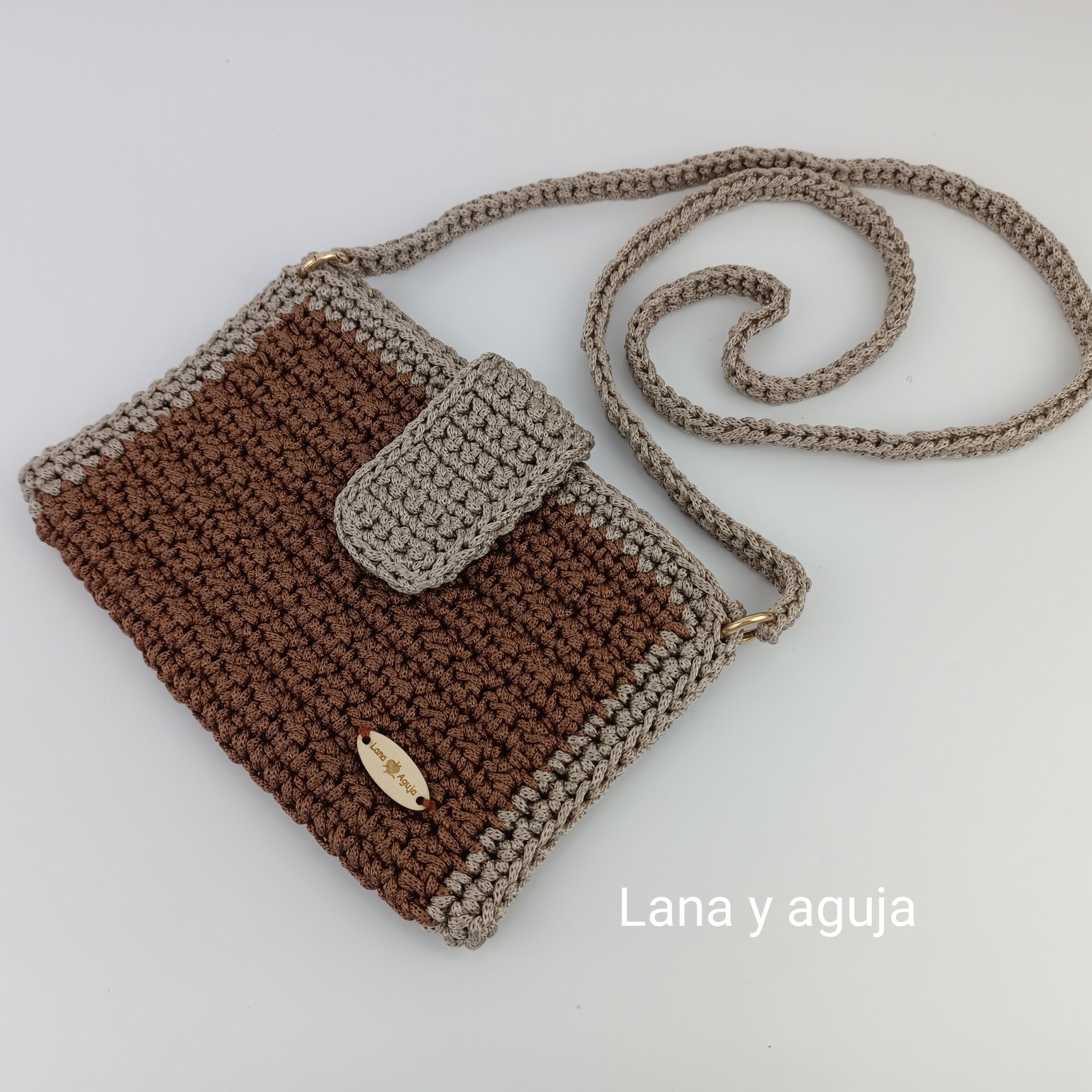 Bolso de crochet, Modelo Martina, Mini bolso. - 8