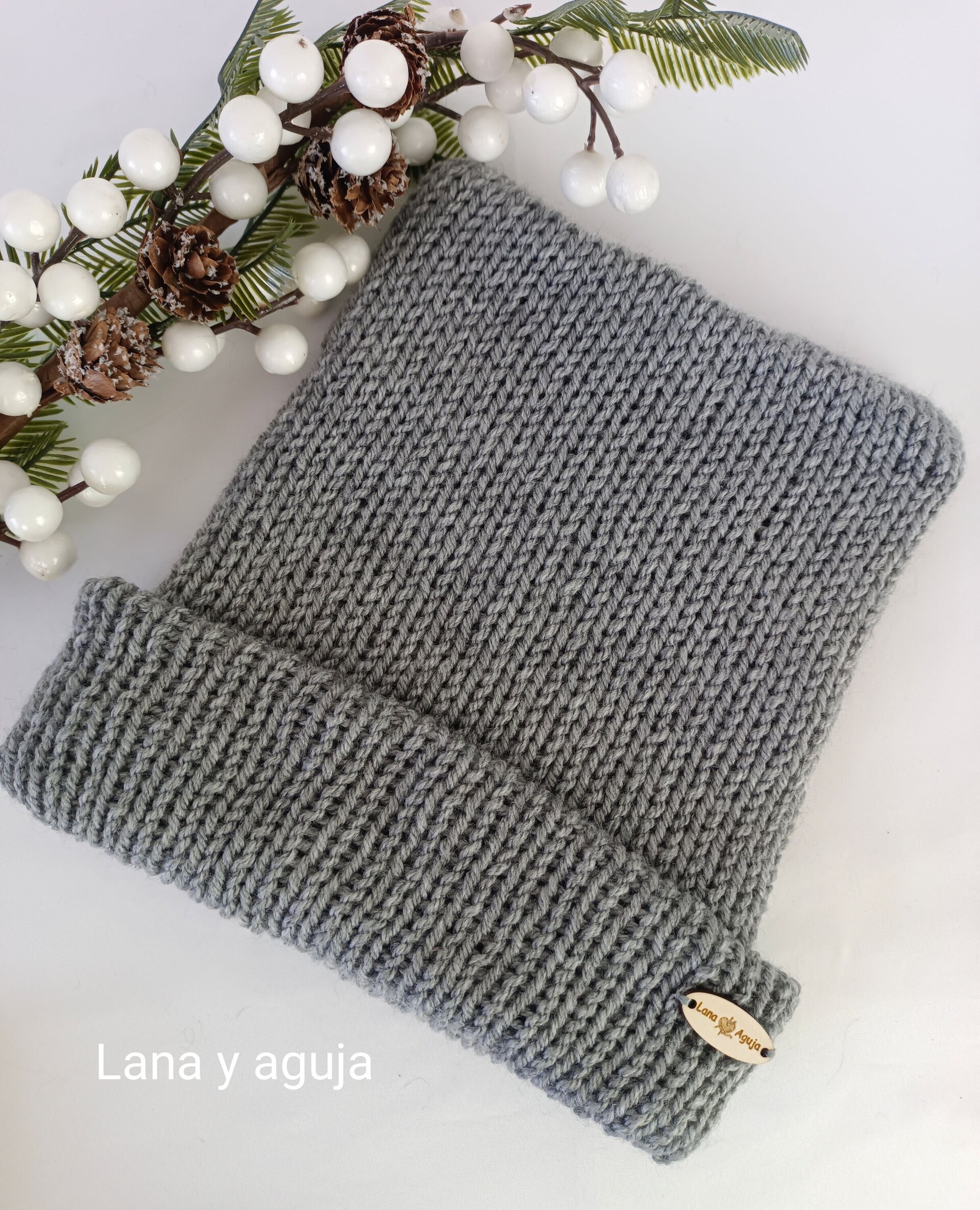 Gorro unisex, gorro tejido para invierno, gorro con orejas. VARIOS COLORES - 5