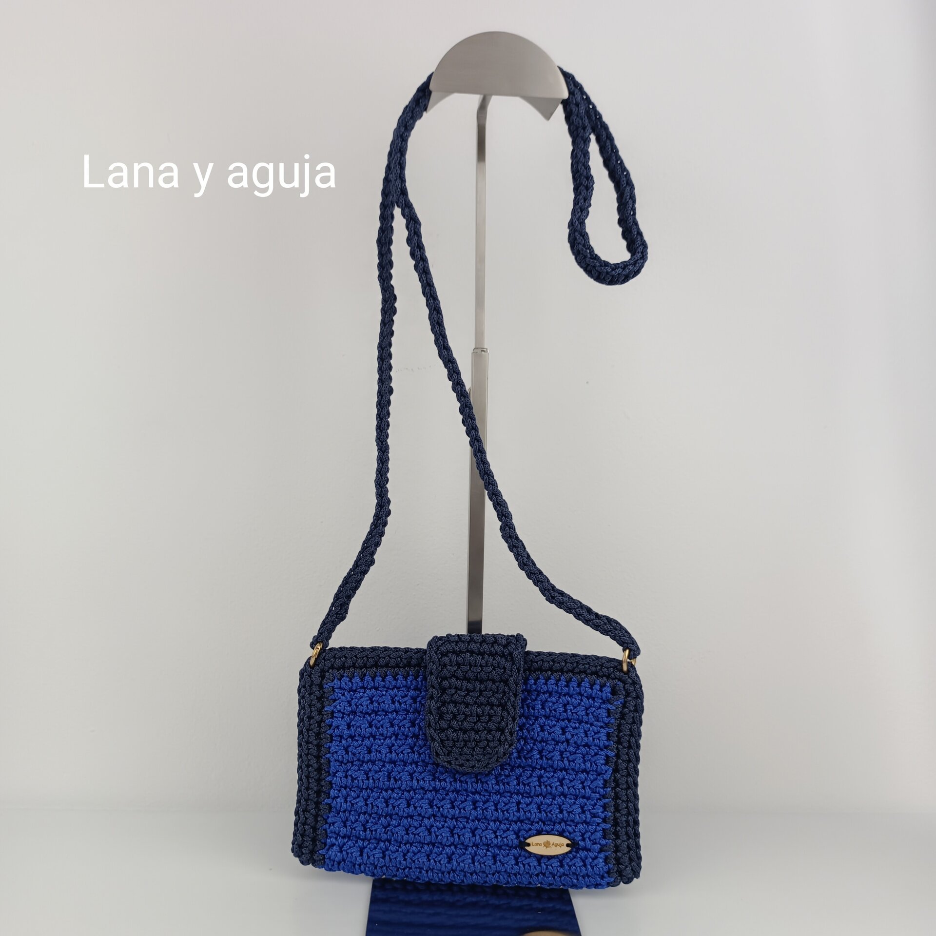 Bolso de crochet, Modelo Martina, Mini bolso. - 7