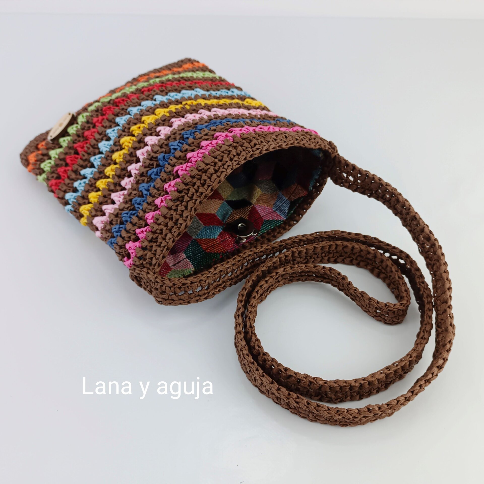 Bolso modelo Senda, bolso de hombro, tejido a mano, diseño original. - 7