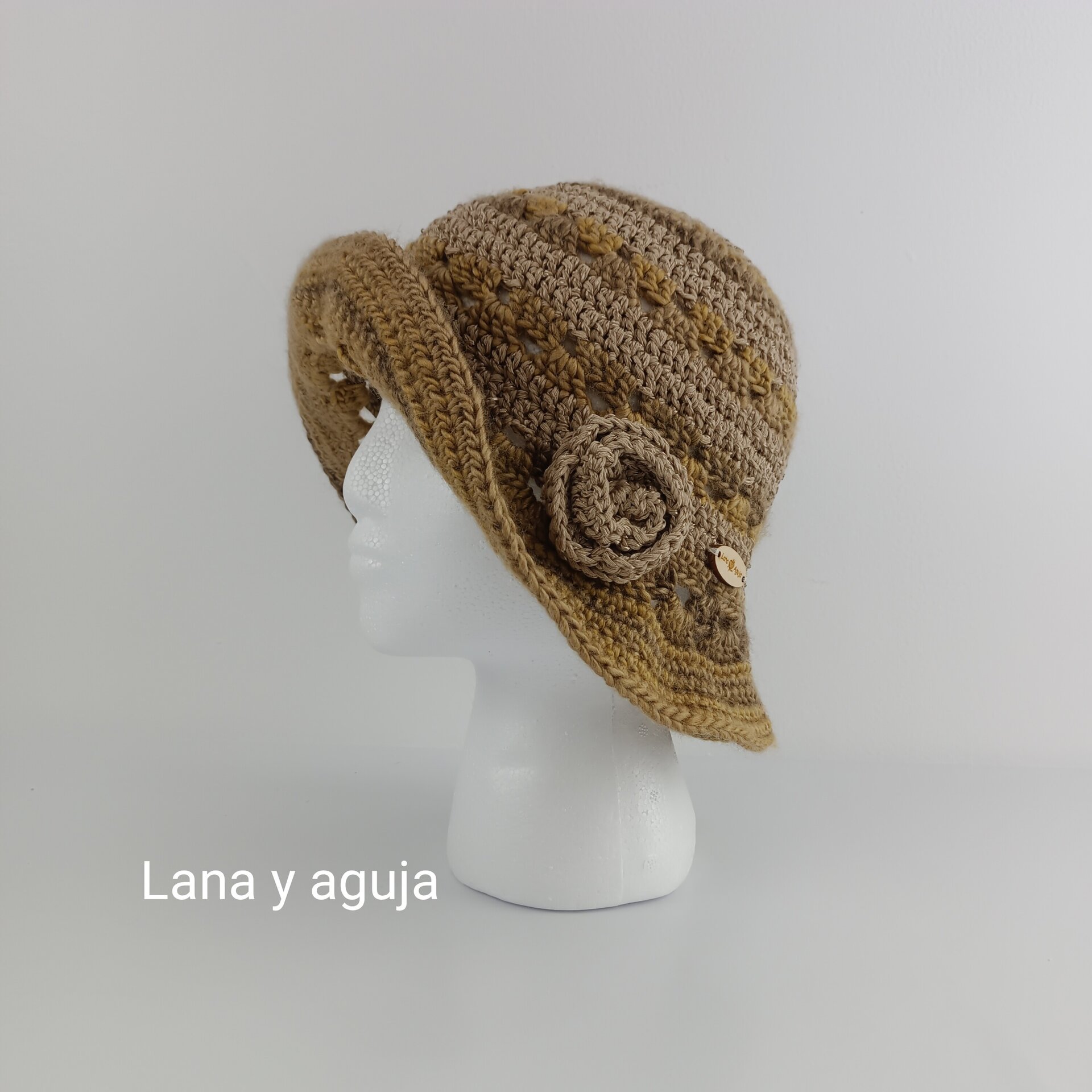 Gorro chic, sombrero estilo años 20, tejido en crochet. VER COLORES. - 8
