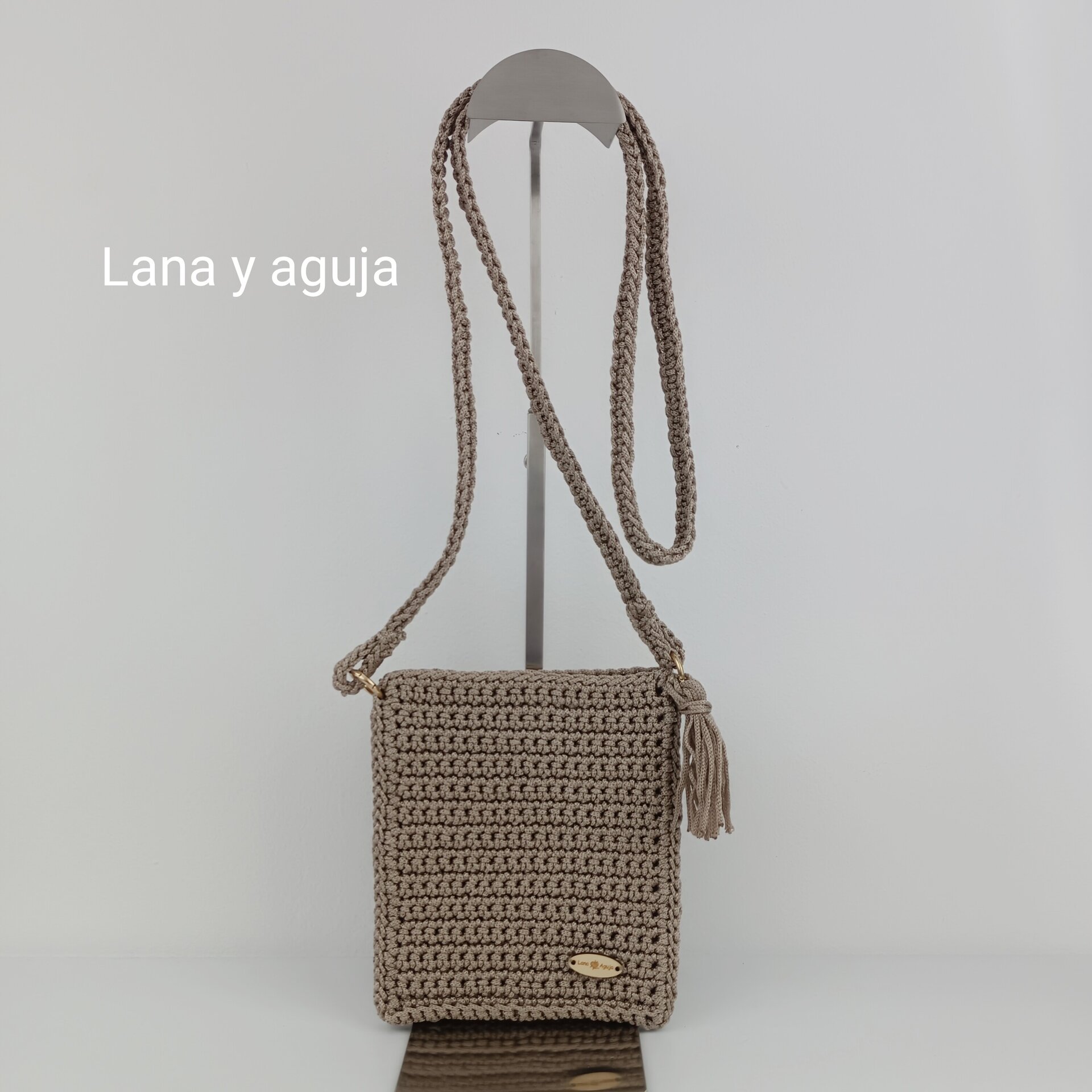 Bolso de crochet, Modelo Catalina, Mini bolso. - 5