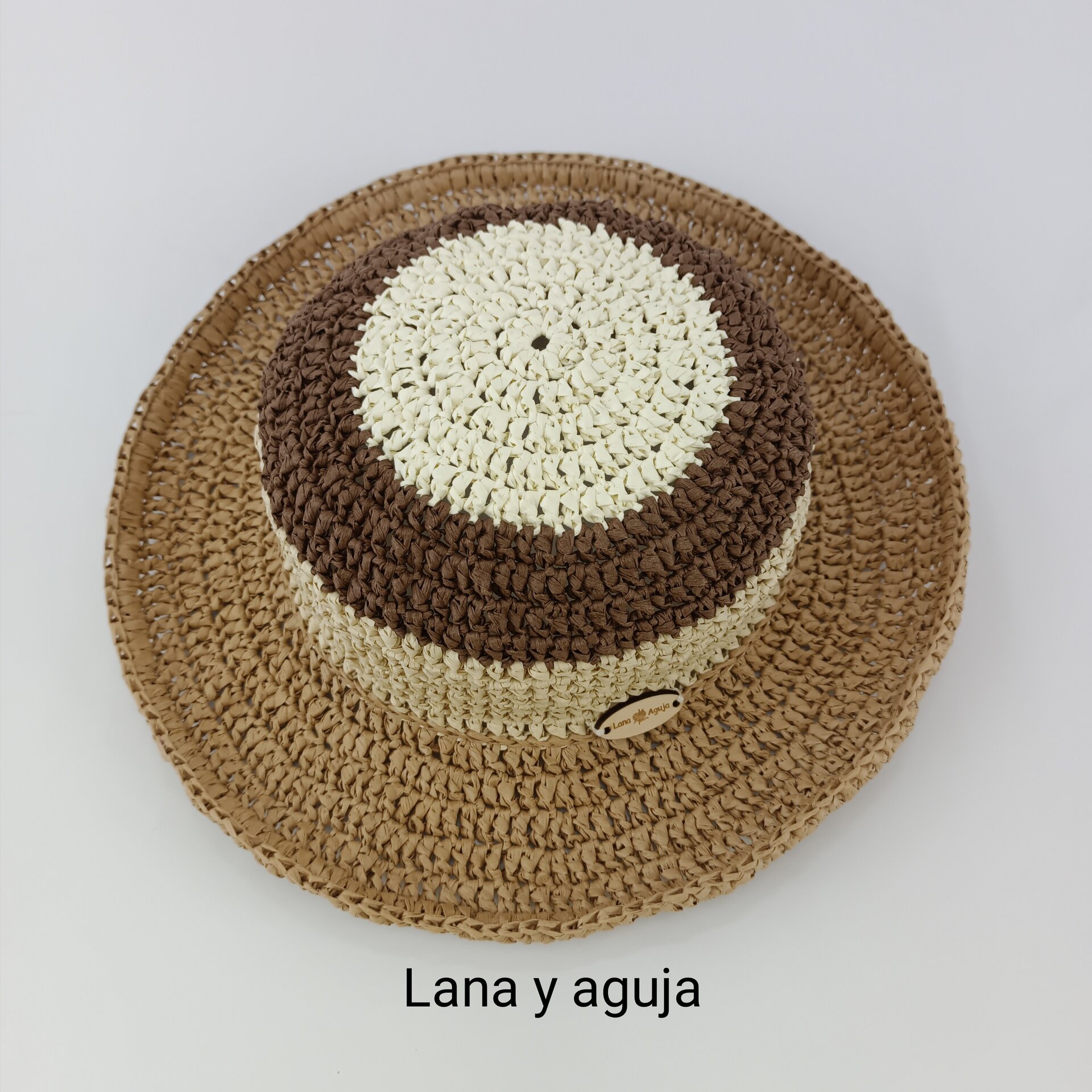 Sombrero de mujer para verano, pamela, sombrero de playa de rafia. - 13