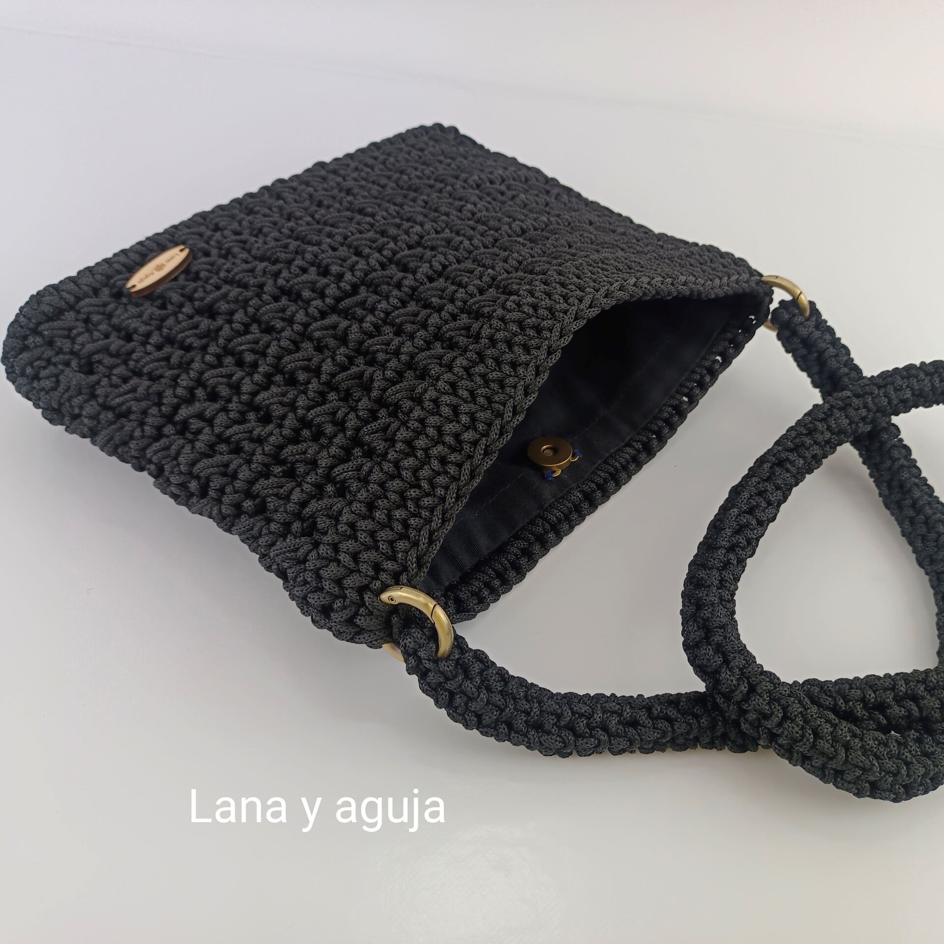 Bolso de estilo casual, Modelo Ocaso, tejido a mano - 5