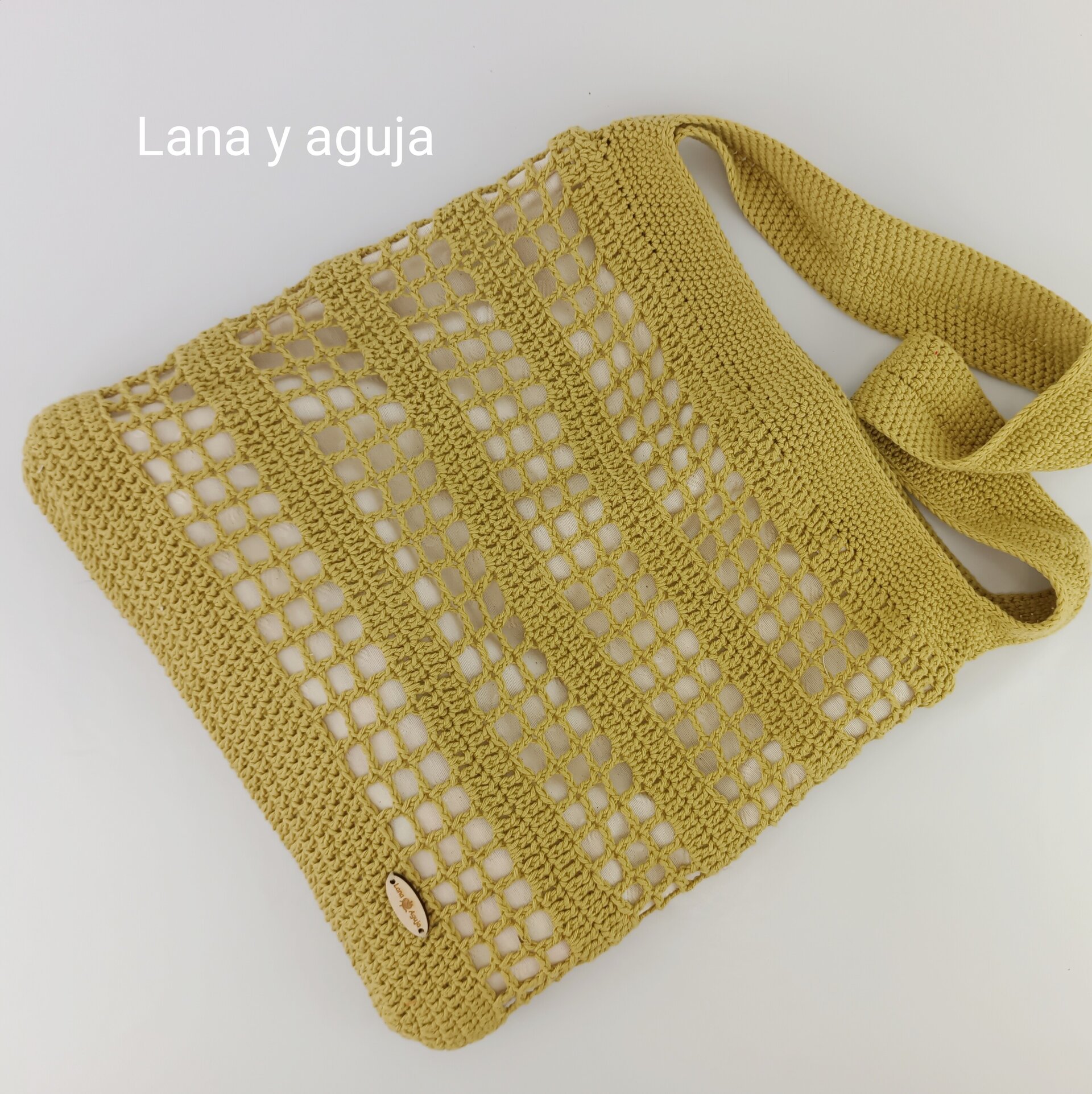 Bolso de crochet, bolso de hombro, tejido a mano, original. VARIOS COLORES. - 8