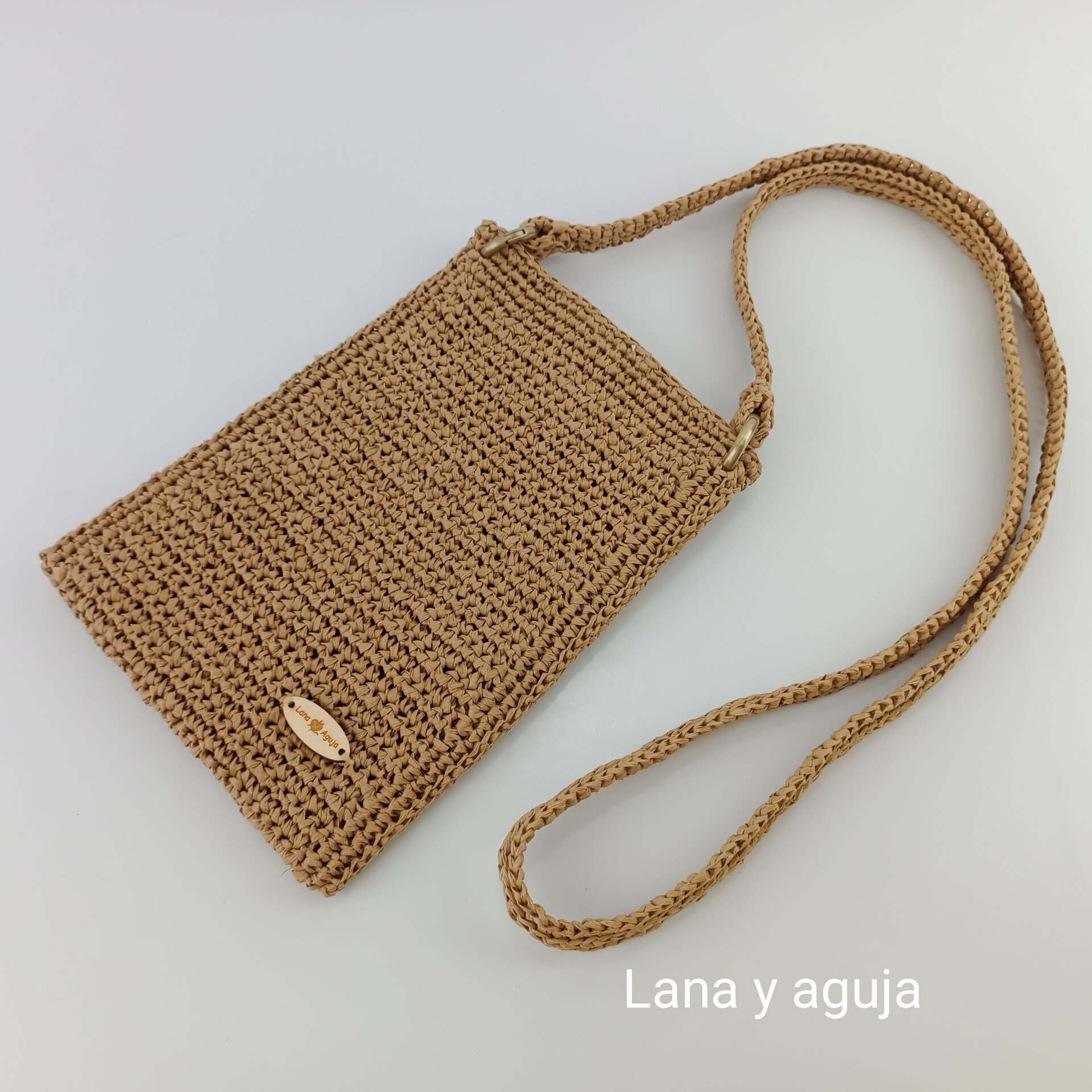 Bolso de crochet, Modelo Marea, bolso de hombro, diseño original. - 7