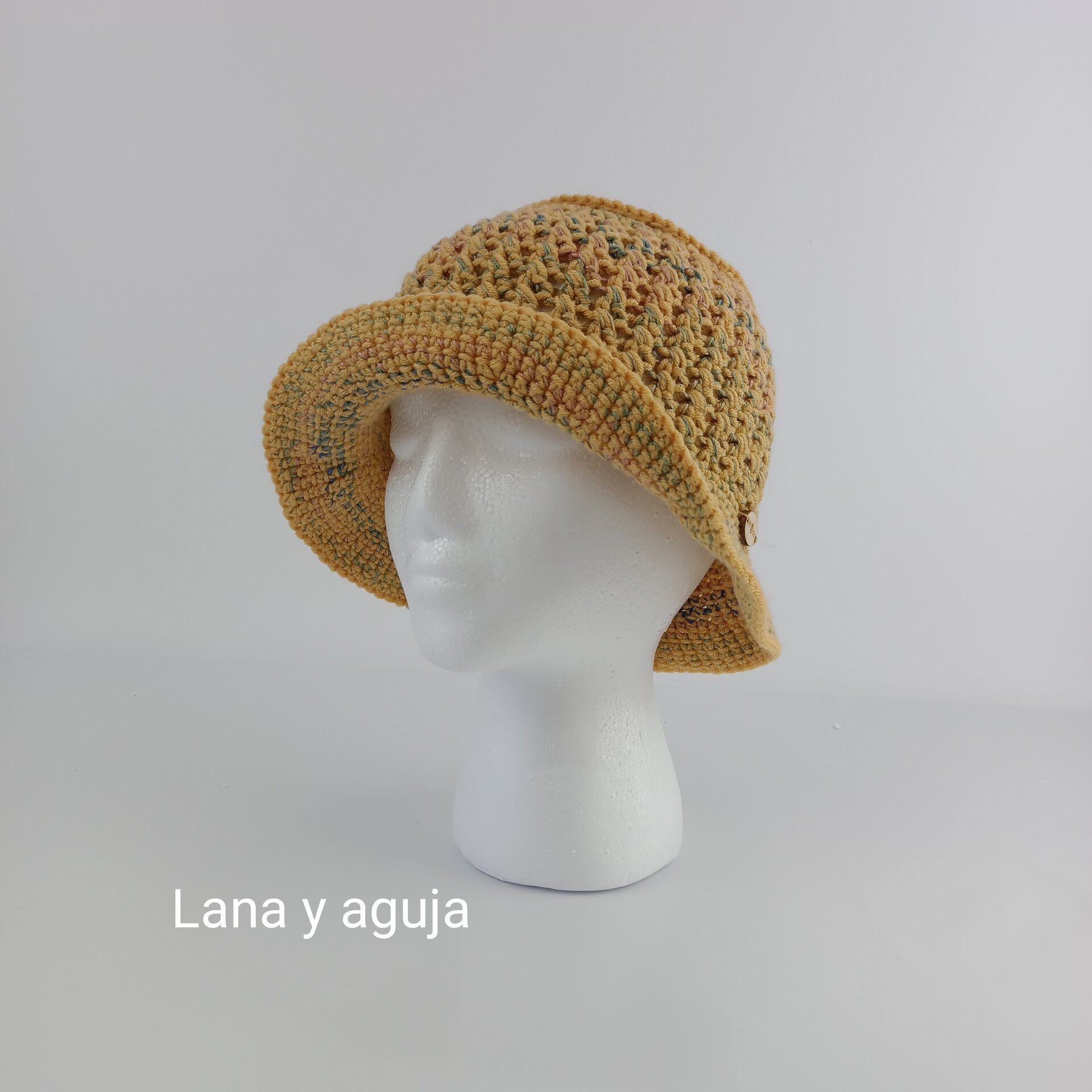 Gorro de estilo retro, sombrero bucket, gorro crochet. VARIOS COLORES - 9