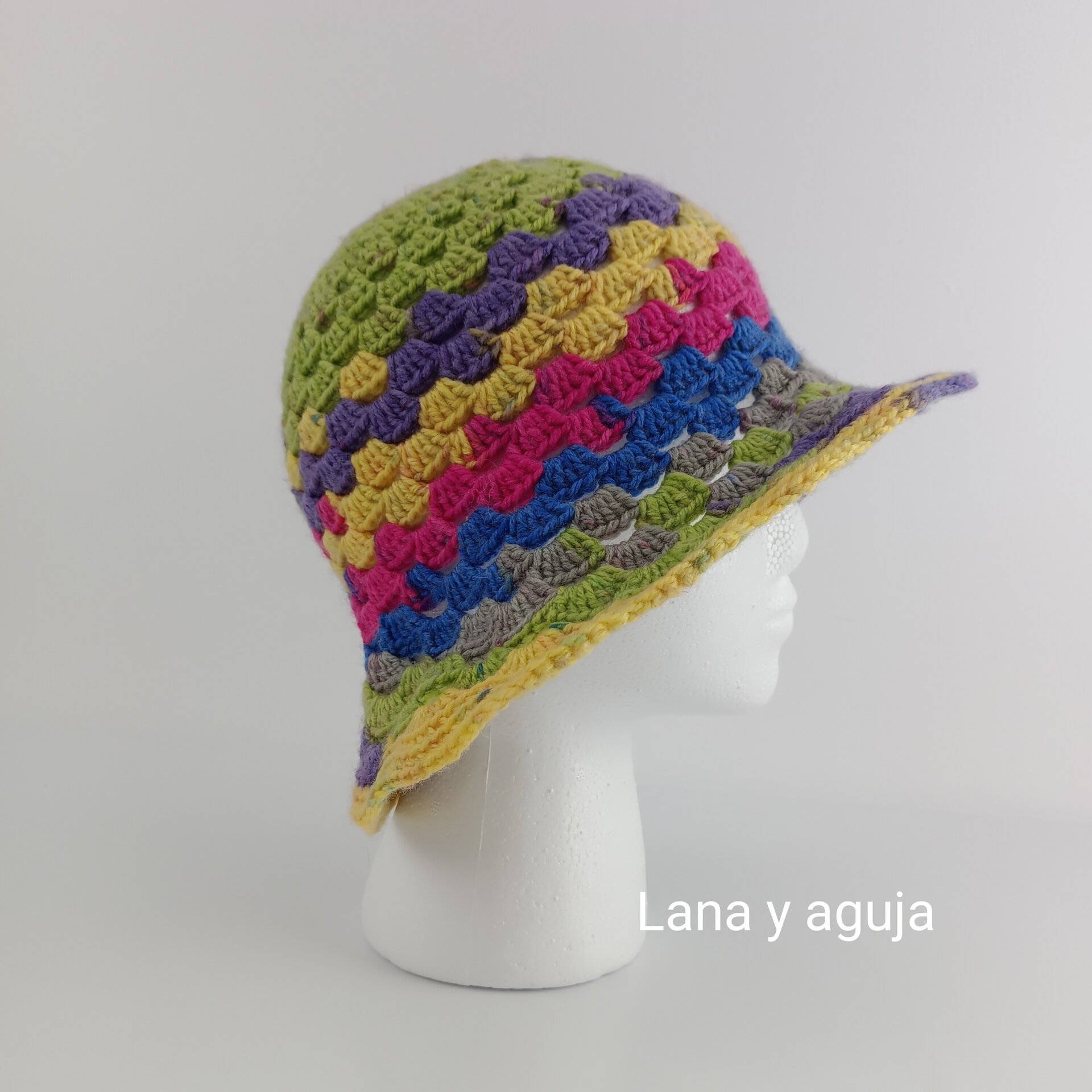 Gorro de lana, sombrero pescador, gorro multicolor. VARIOS COLORES - 7
