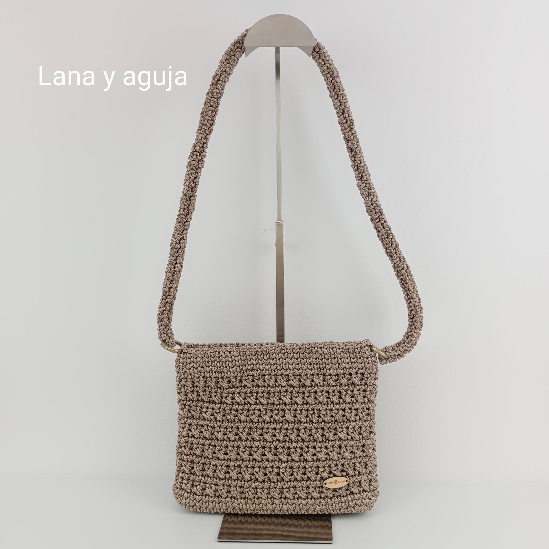 Bolso de estilo casual, Modelo Ocaso, tejido a mano - 7