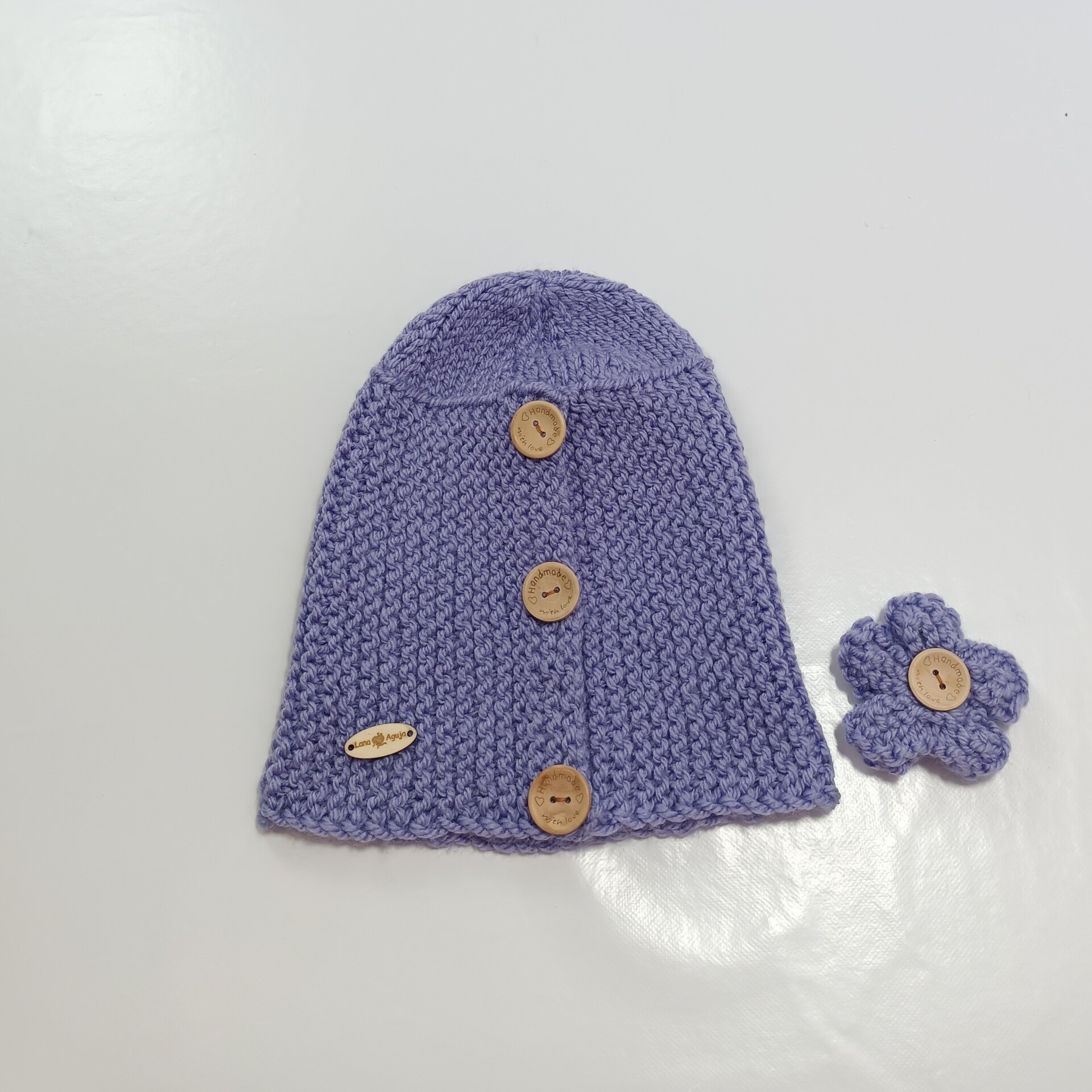 Gorro largo de lana estilo slouchy, VARIOS COLORES, gorro de lana . - 9