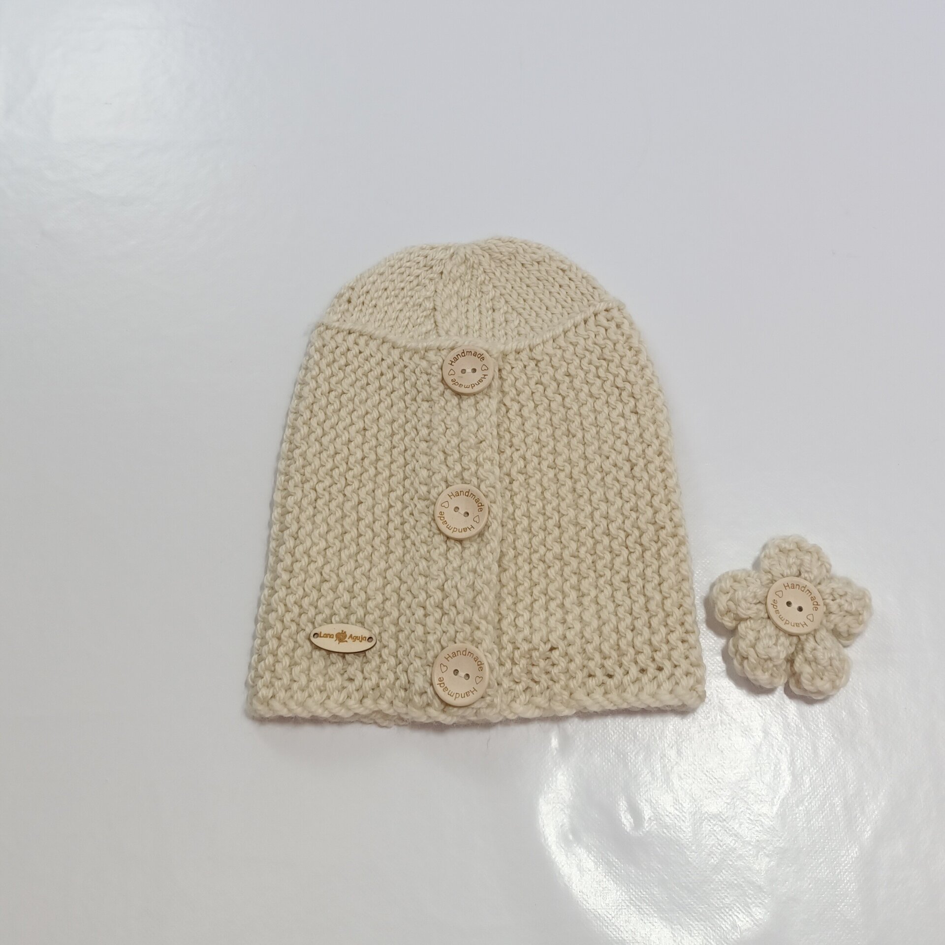 Gorro largo de lana estilo slouchy, VARIOS COLORES, gorro de lana . - 17