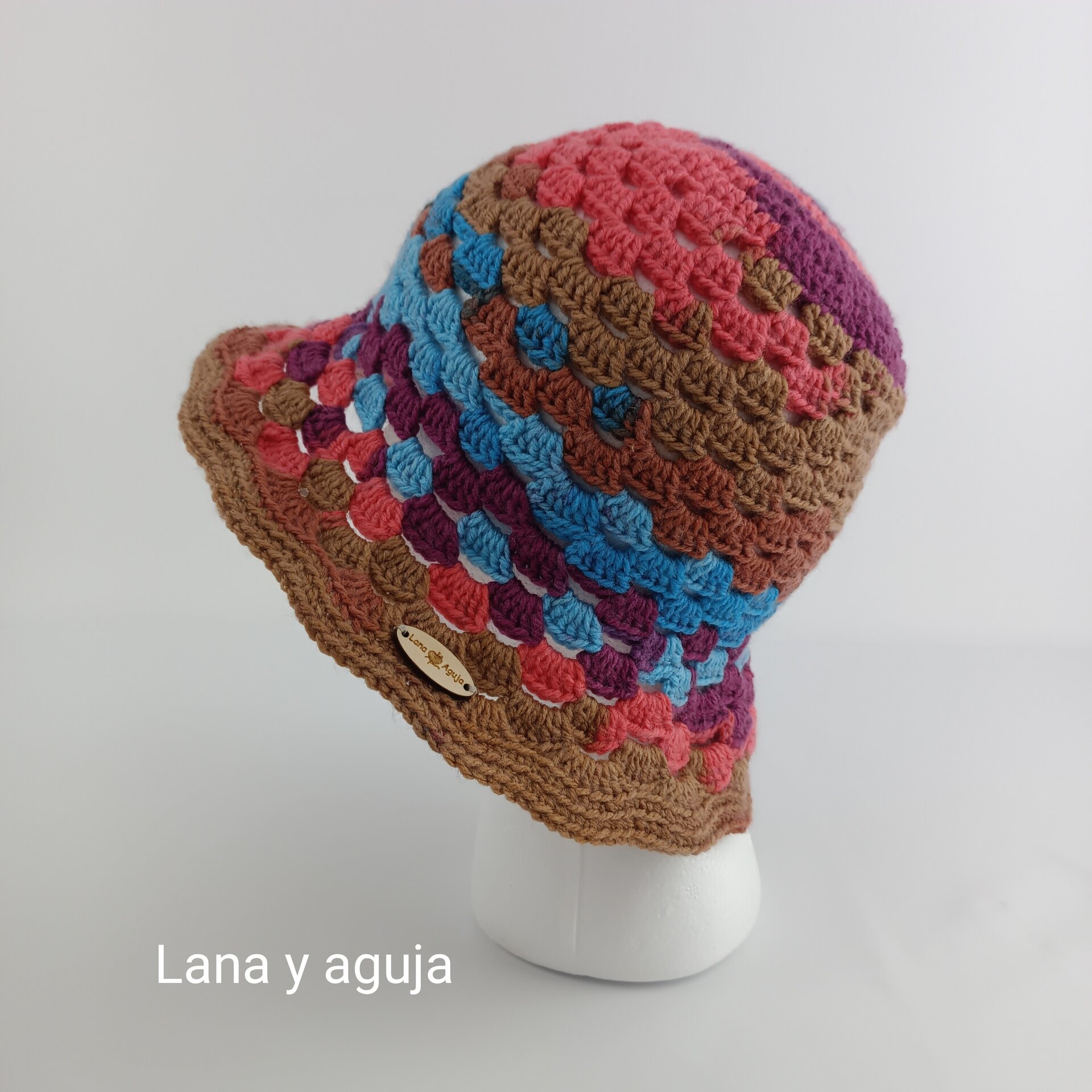 Gorro de lana, sombrero pescador, gorro multicolor. VARIOS COLORES - 5