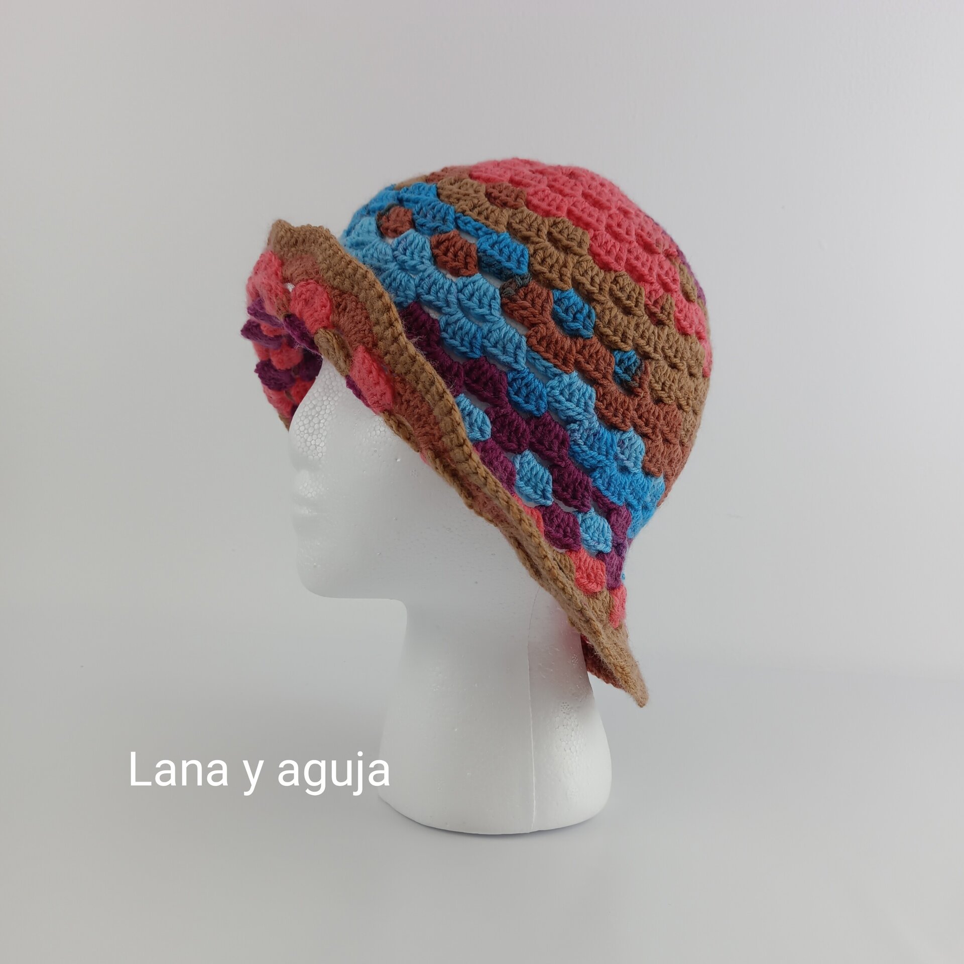 Gorro de lana, sombrero pescador, gorro multicolor. VARIOS COLORES - 4