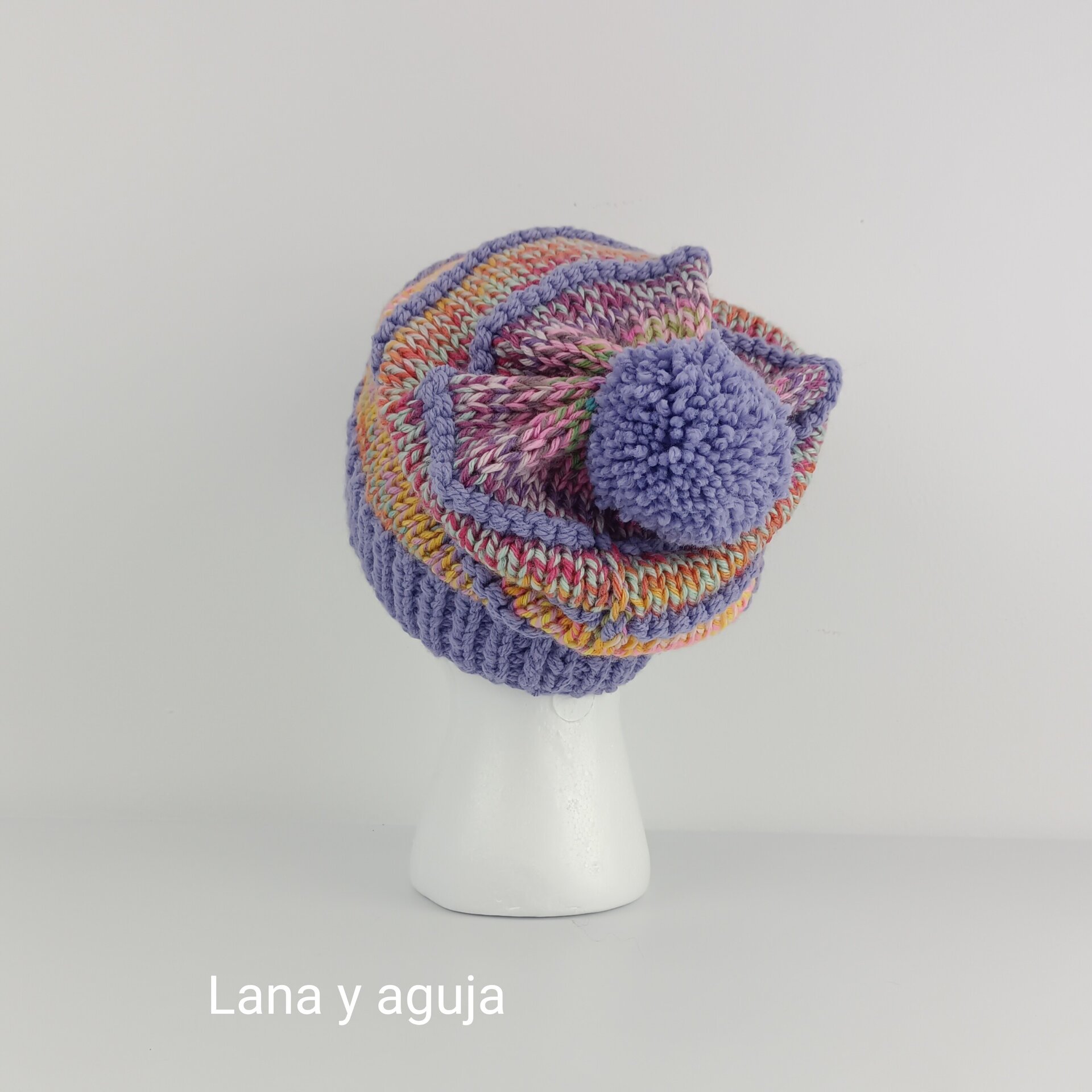 Gorro para mujer, gorro tejido para invierno, gorro lana. VARIOS COLORES. - 9