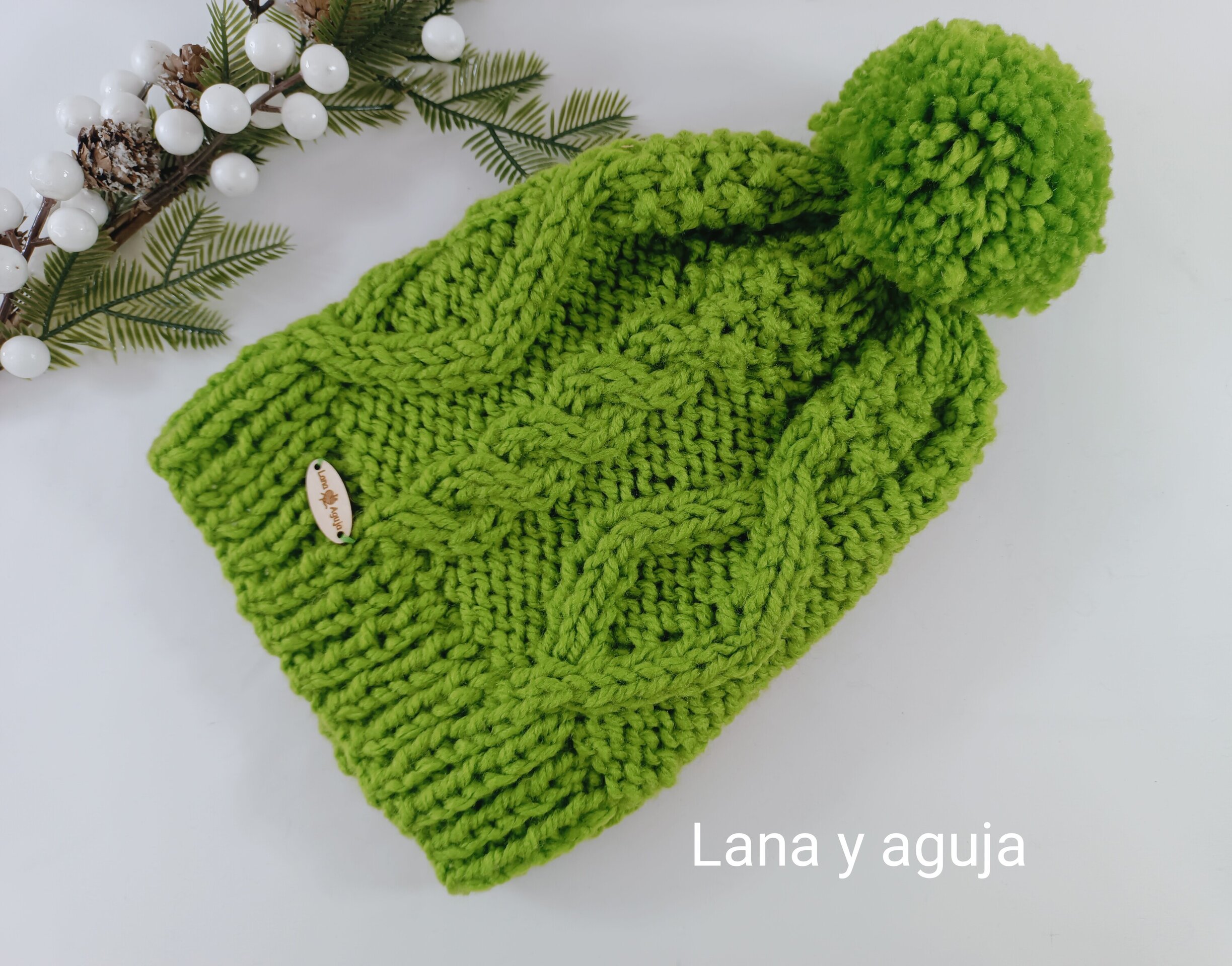 Gorro para mujer, gorro tejido para invierno, gorro nieve, VARIOS COLORES. - 5