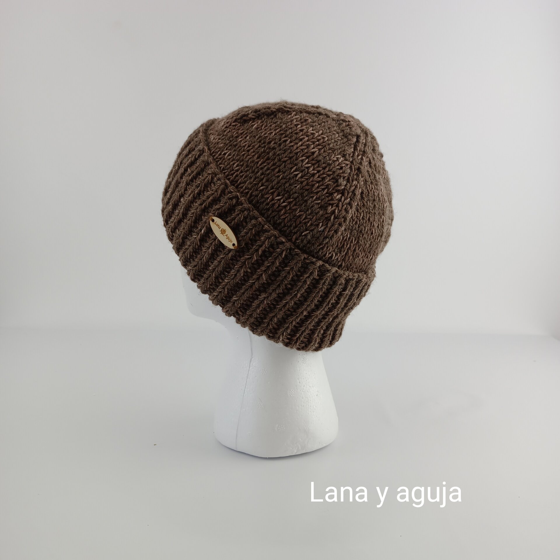 Gorro de lana tejido a mano, unisex, modelo nórdico. VARIOS COLORES - 8