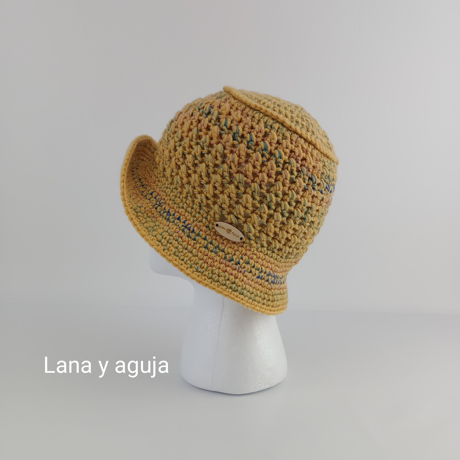 Gorro de estilo retro, sombrero bucket, gorro crochet. VARIOS COLORES - 8