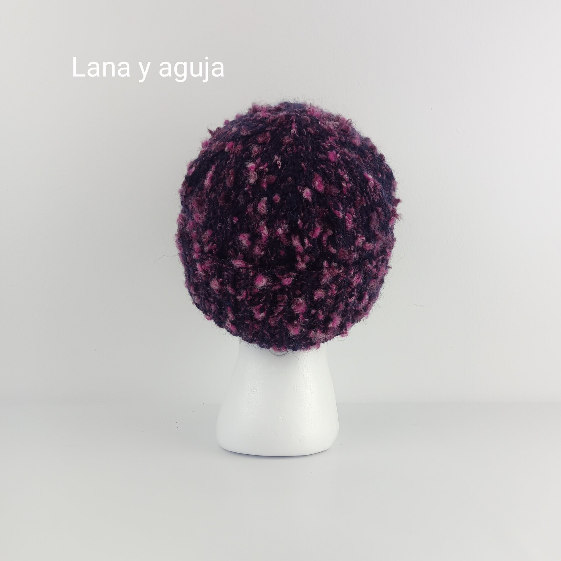 Gorro de lana tejido a mano, unisex, modelo nórdico. VARIOS COLORES - 6