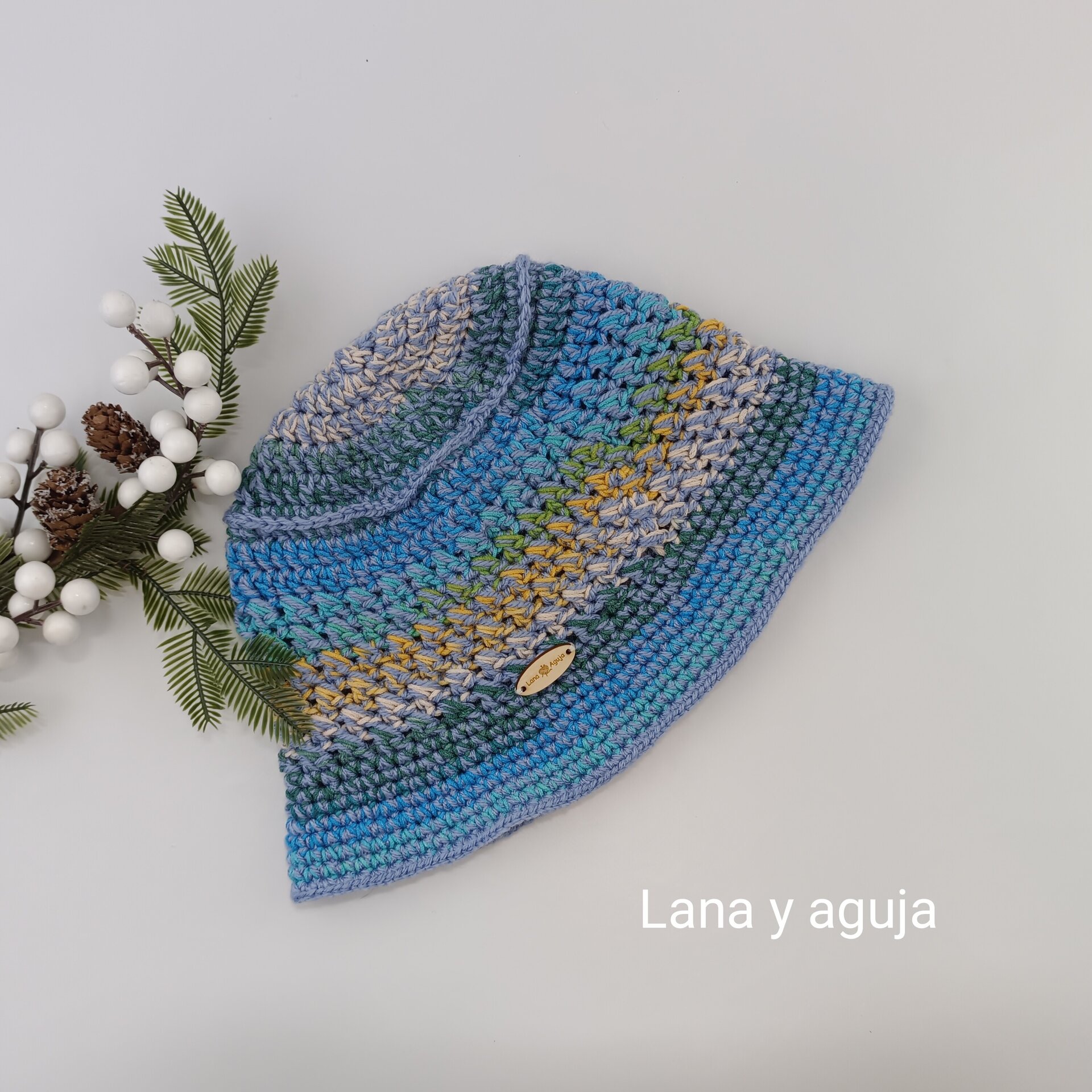 Gorro de lana, sombrero pescador, gorro multicolor. VARIOS COLORES - 11