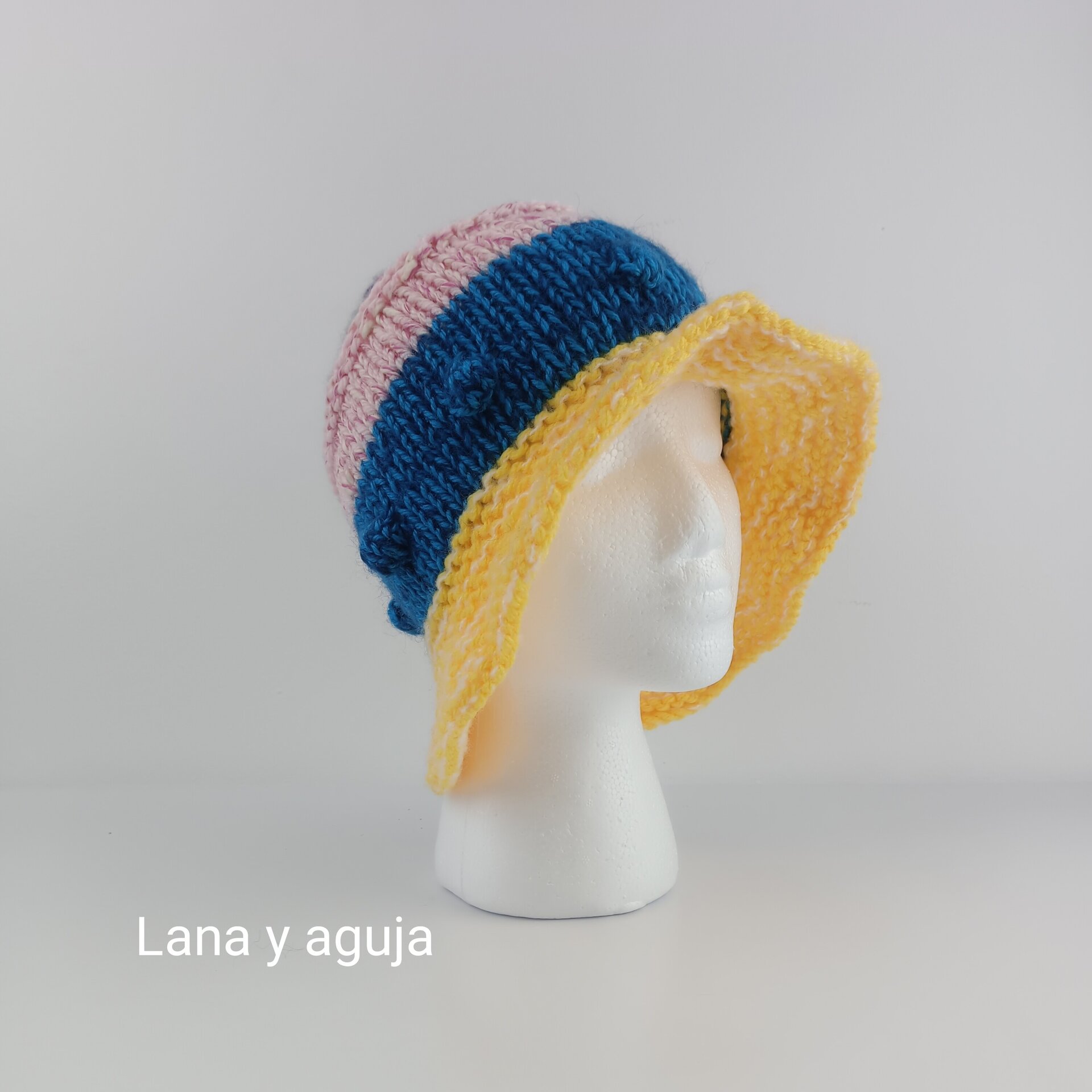 Gorro de lana, sombrero pescador, gorro multicolor. VARIOS COLORES - 5