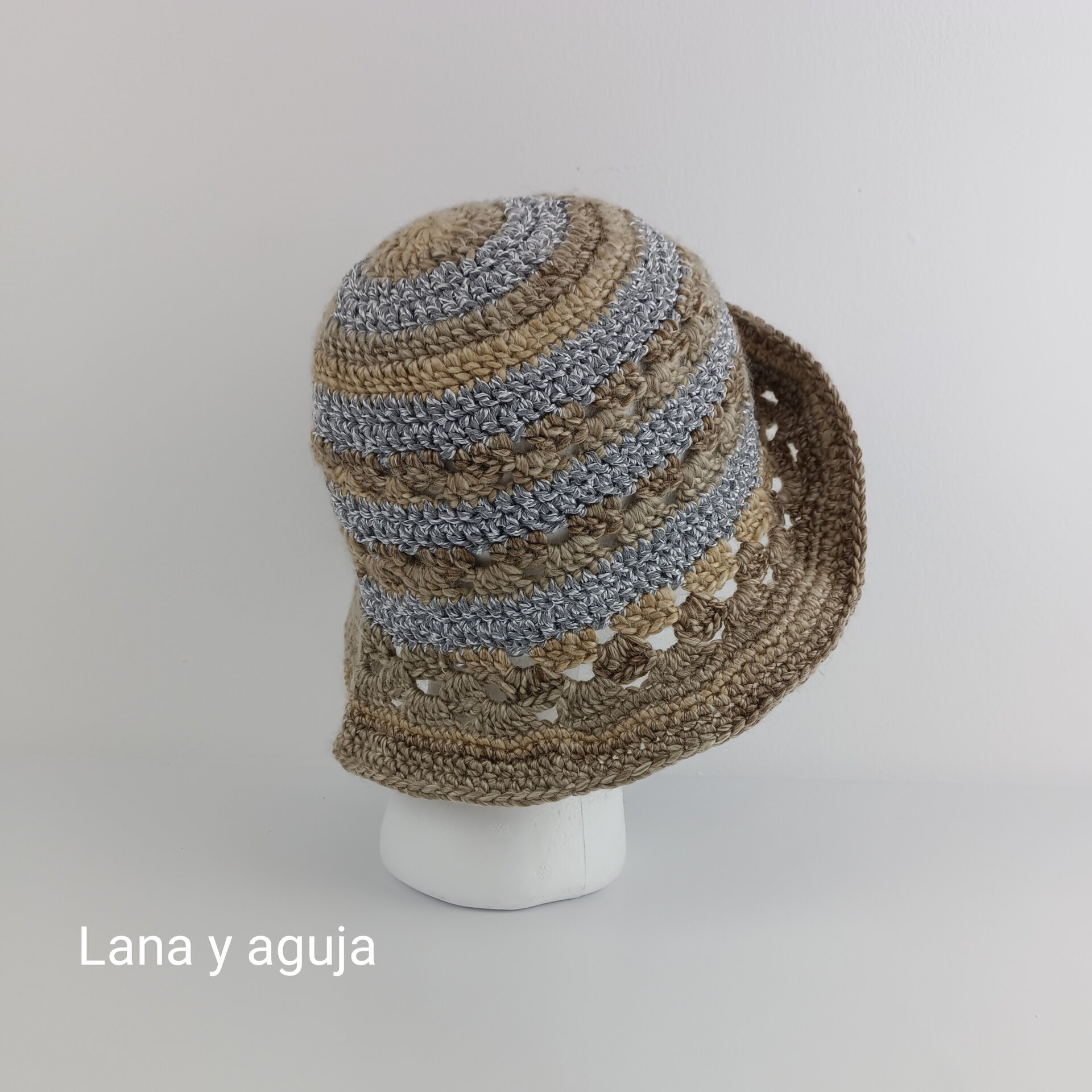 Gorro chic, sombrero estilo años 20, tejido en crochet. VER COLORES. - 3