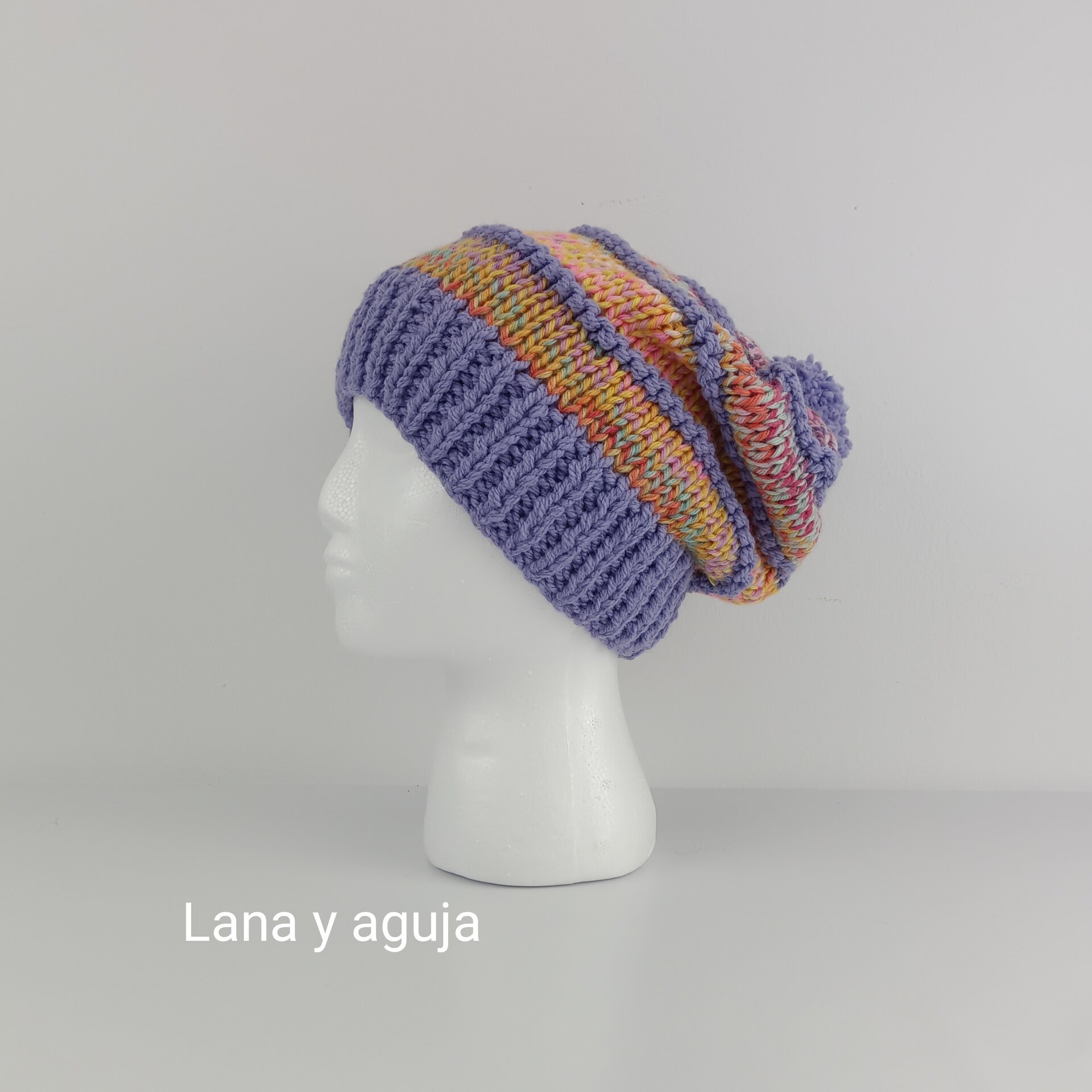 Gorro para mujer, gorro tejido para invierno, gorro lana. VARIOS COLORES. - 8